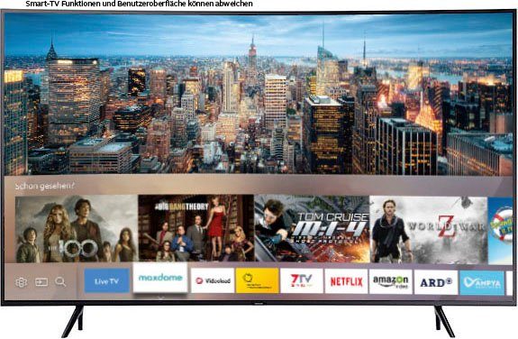 Samsung GU65TU8379U Curved-LED-Fernseher (163 cm/65 Zoll, 4K Ultra HD,  Smart-TV, Crystal Display, Crystal Prozessor 4K, Curved Screen, HDR)