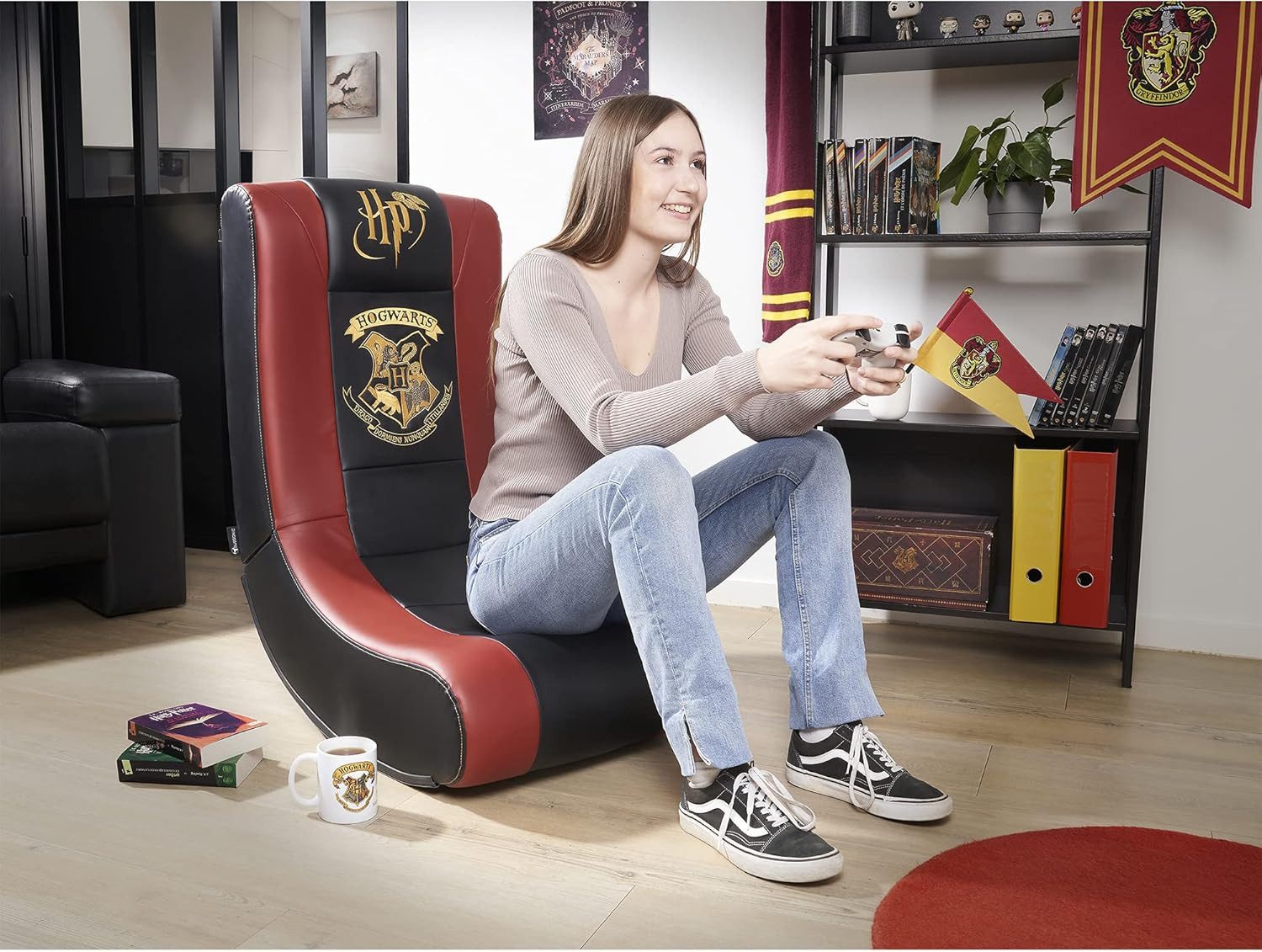 Subsonic Gaming-Stuhl SUBSONIC Harry Potter - Pro Rock'n'seat Erwachsenen-Gaming-Stuhl