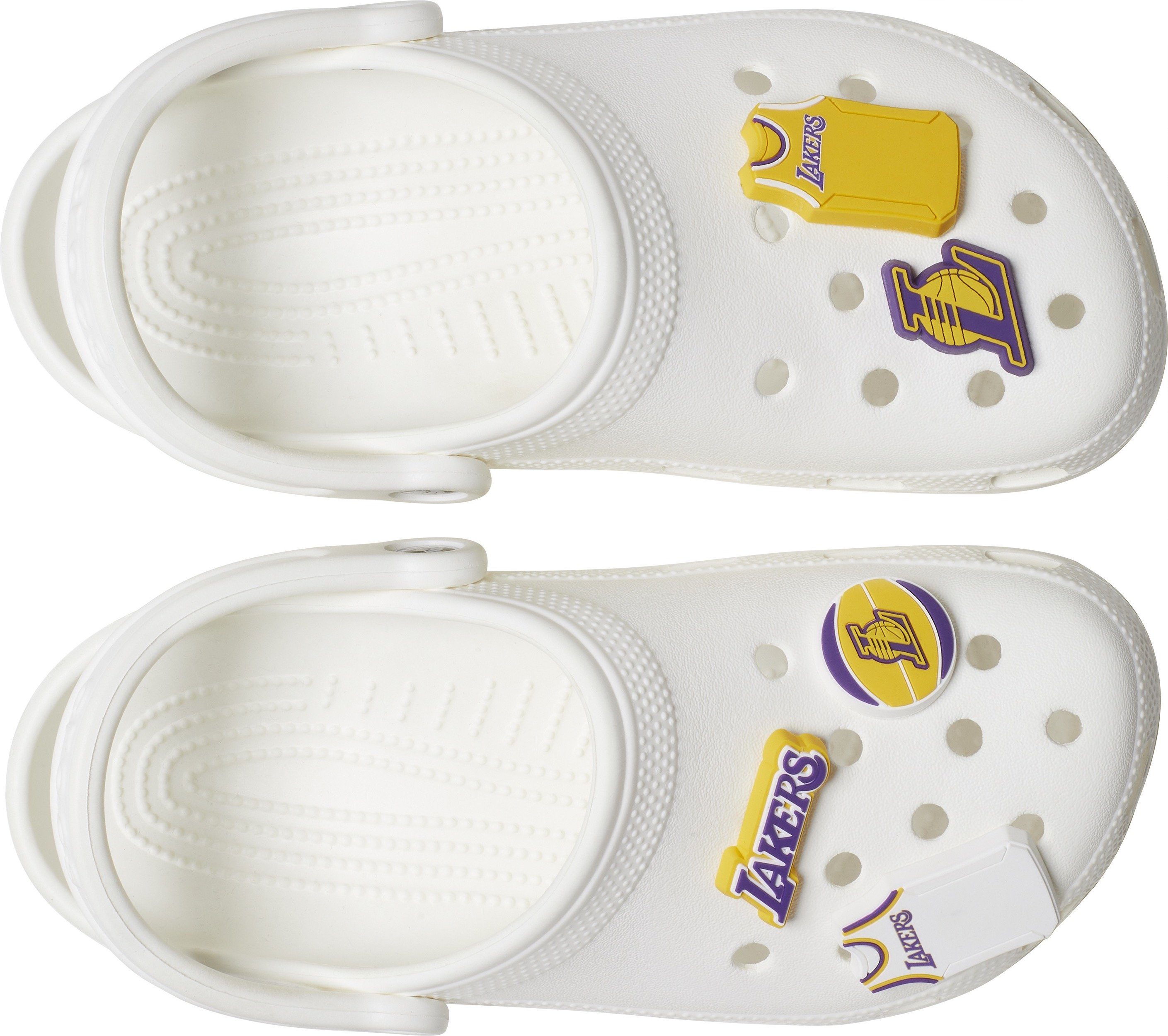 Crocs Schuhanstecker Jibbitz™ 5-tlg., für NBA geeignet), unter Nicht Kein Lakers Los Kinder (Set, Anstecken zum 3 Jahren Angeles Spielzeug