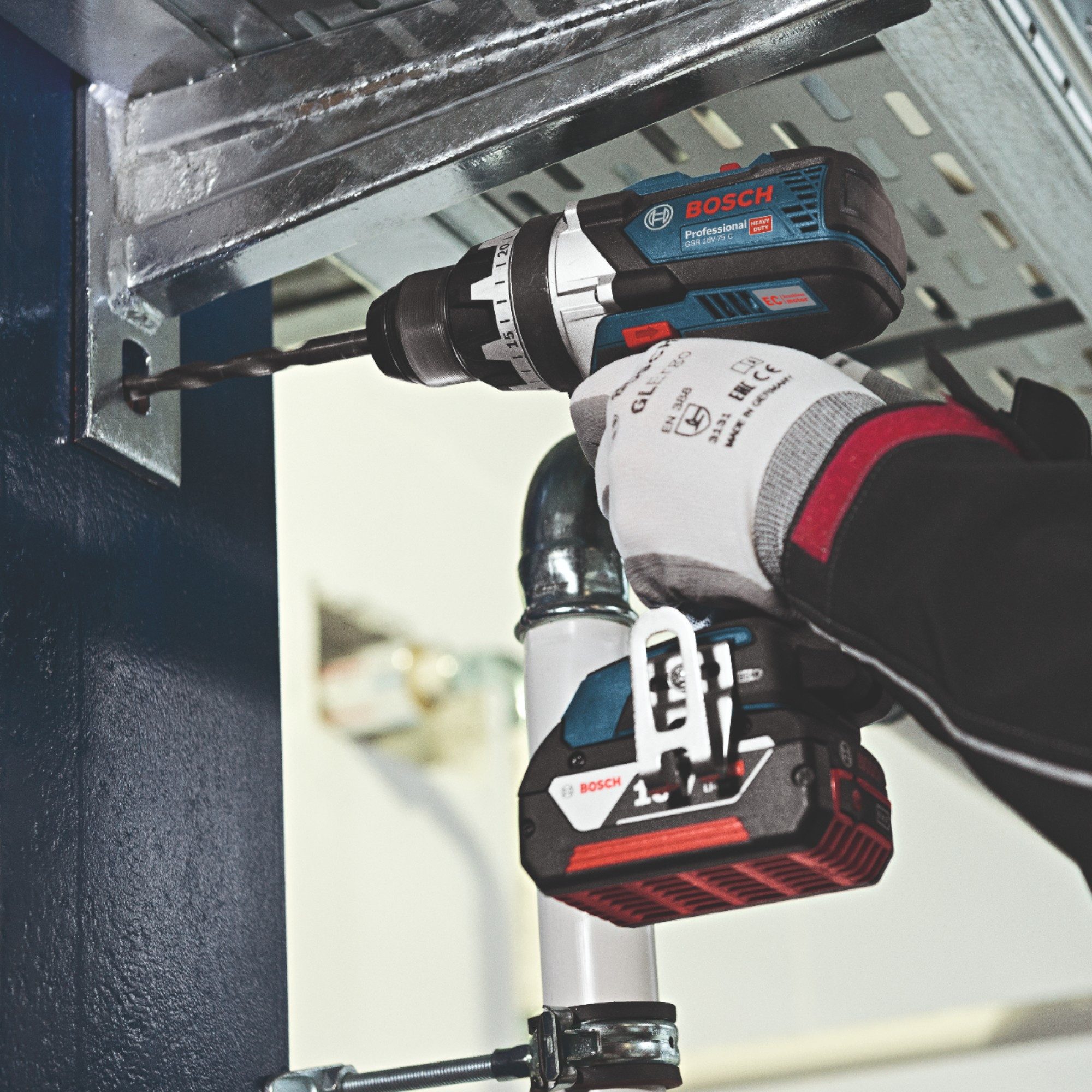 Bosch Professional Akku-Schrauber GSR 18V-110 C Professional Akku Bohrschrauber 18 V 110 Nm Brushless – Bild 5 von 5