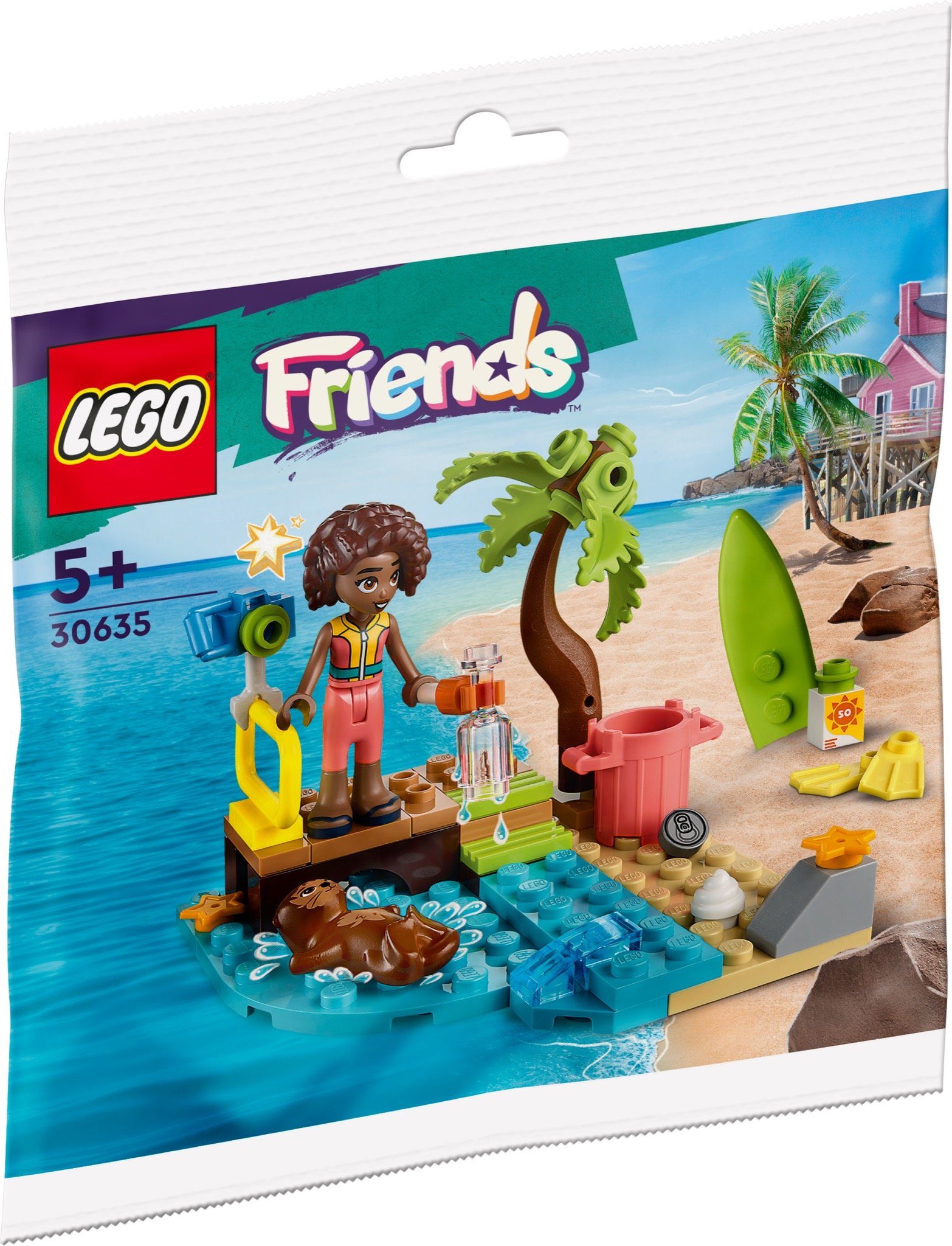 LEGO® Konstruktions-Spielset Friends 30635 Strandreinigungsaktion Polybag, (78 St)