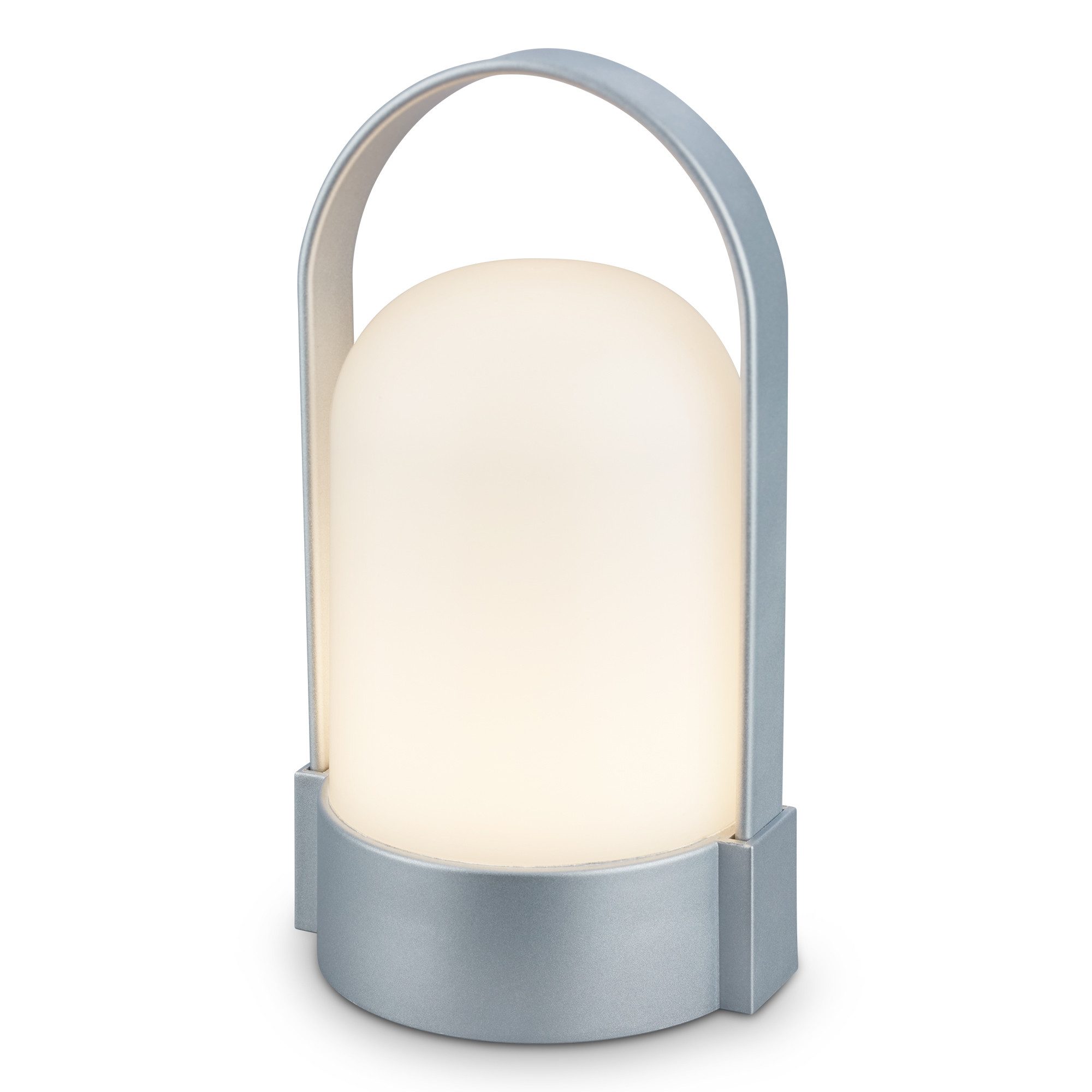 Briloner Leuchten Tischleuchte LED Tischlampe Warmweiß Akku dimmbar Indoor Outdoor, Single, LED fest integriert, 3000K - Warmweiß