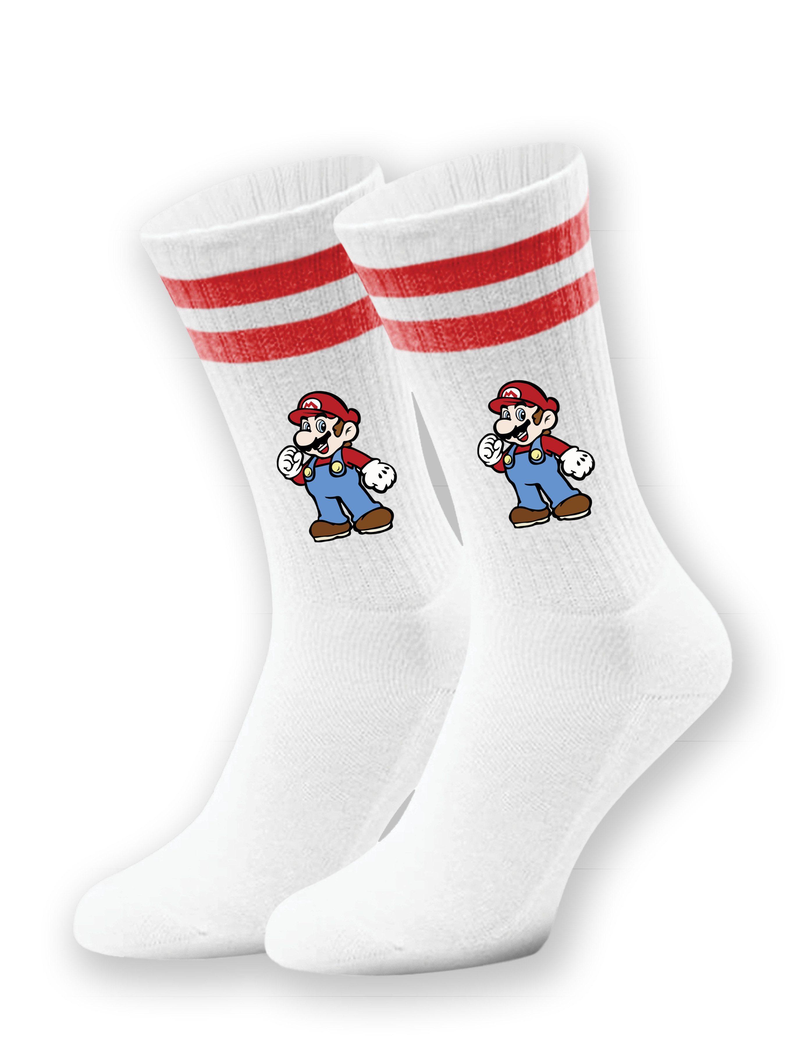 Youth Designz Tennissocken Mario 2 Unisex Socken Geschenk mit verstärkter Verse und Zehenbereich