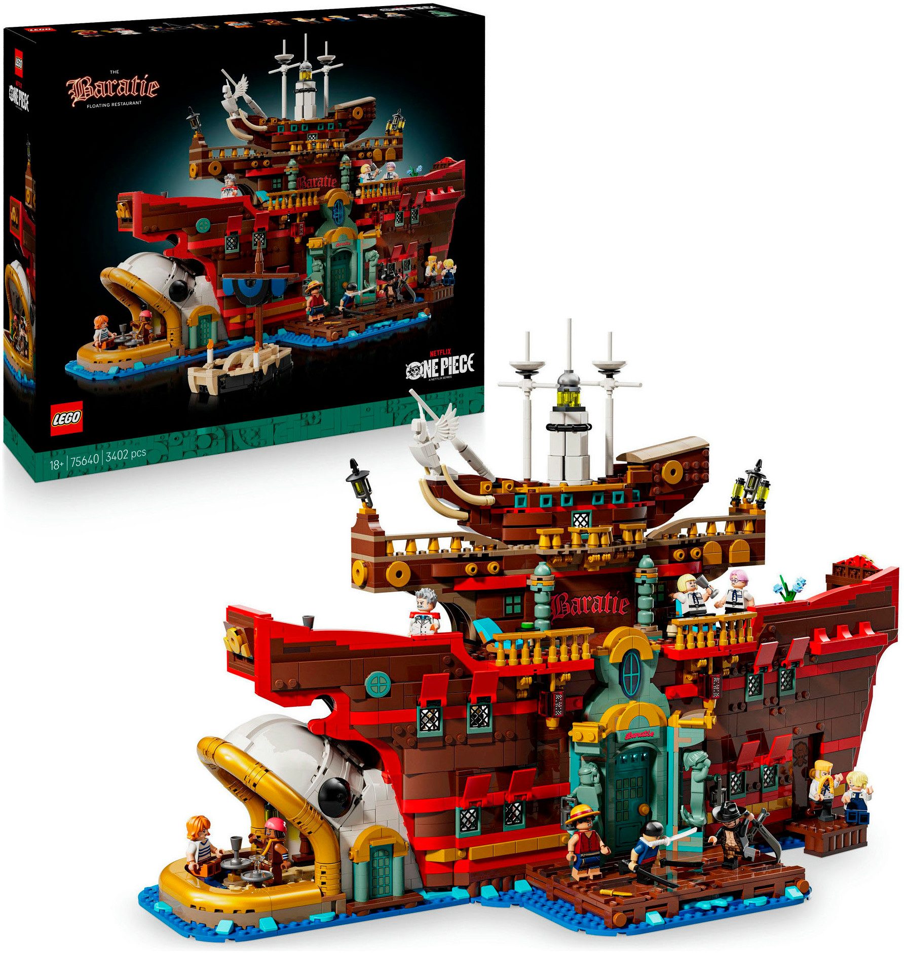 LEGO® Baratié, das Schwimmende Restaurant (75640), LEGO One Piece Konstrukt günstig online kaufen