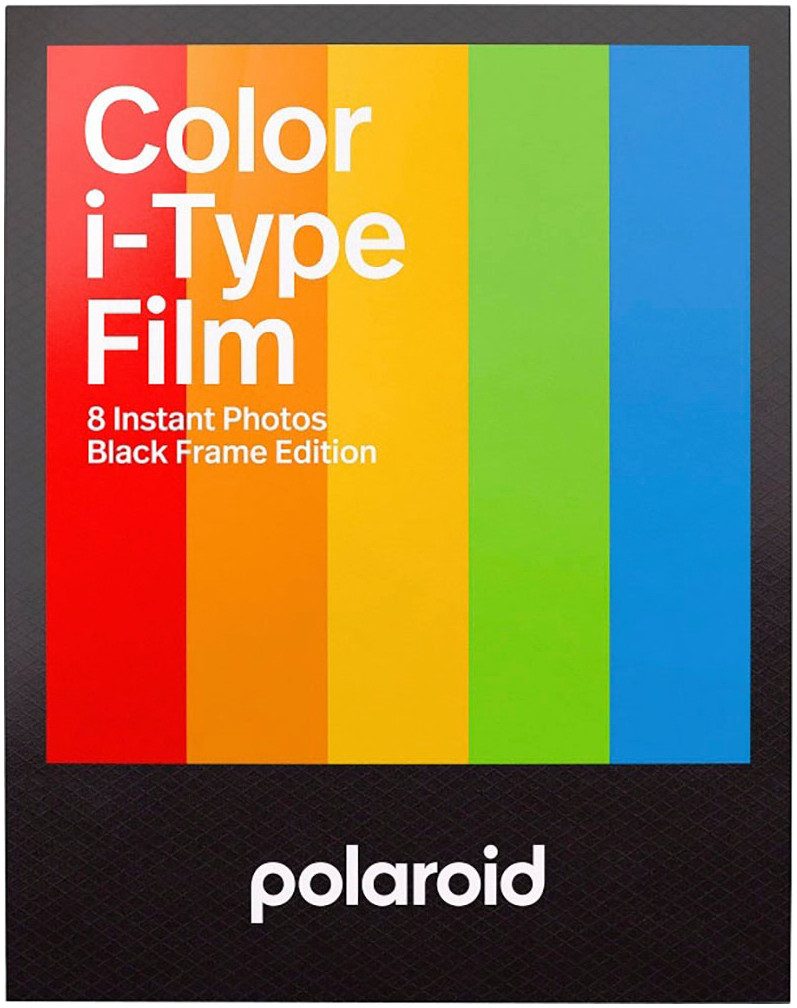Polaroid Sofortbildfilm i-Type Color Film Black Frame 8x, 8