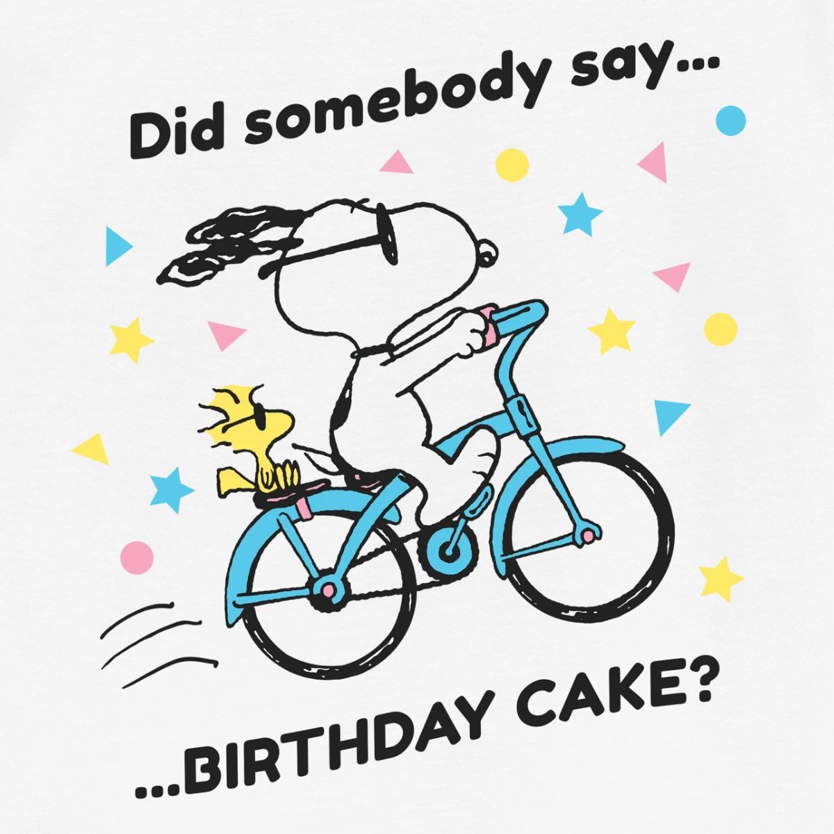 Spreadshirt T-Shirt Peanuts Snoopy Auf Fahrrad Geburtstagsdesign Kinder T-Shirt (1-tlg)