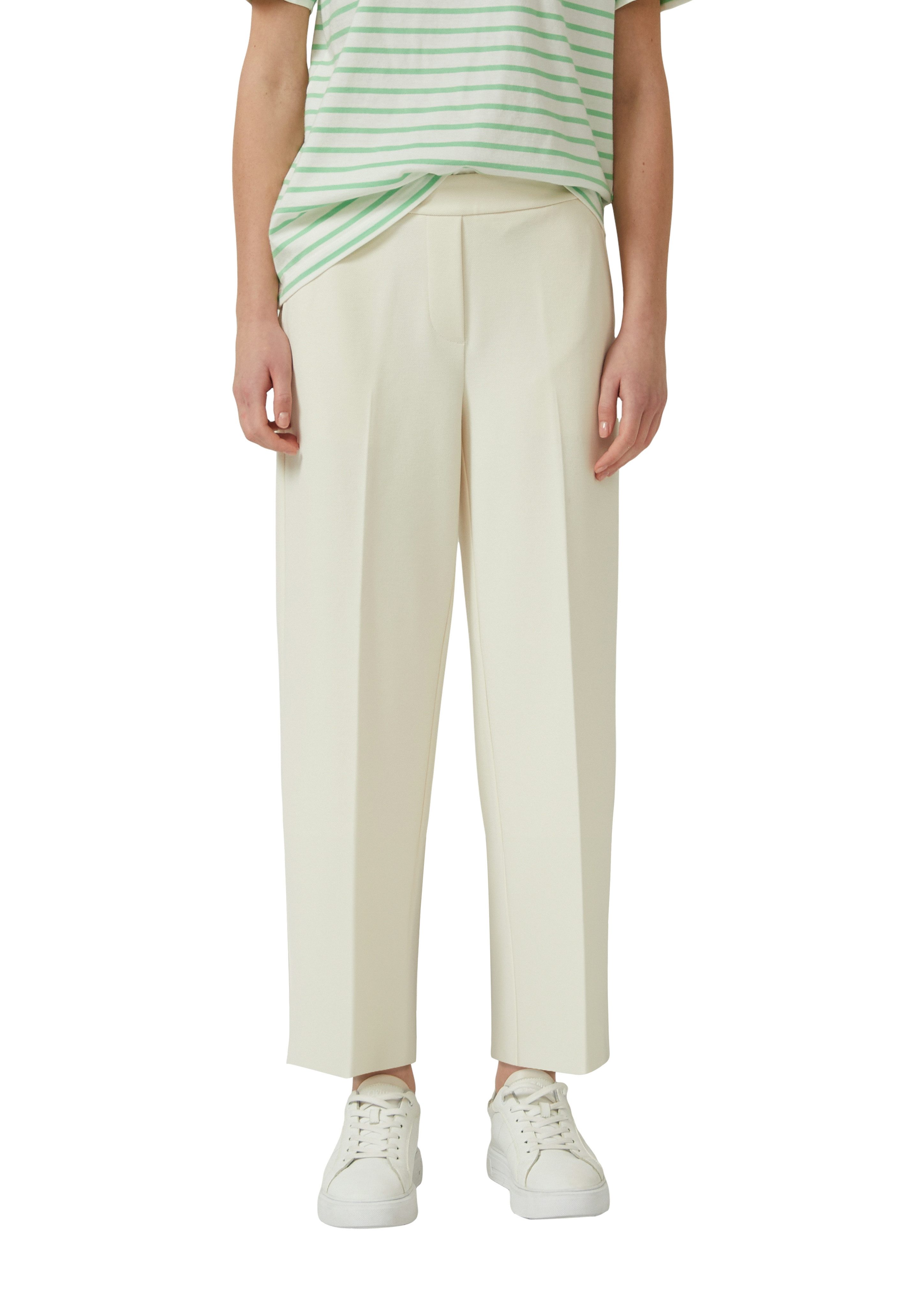 s.Oliver 7/8-Hose mit Bundfalten und Stretch-Anteil