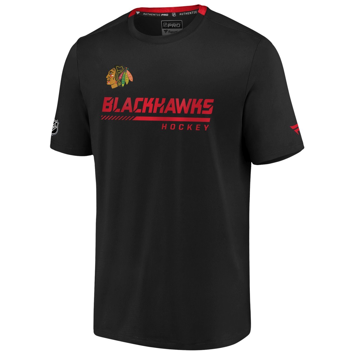 Print-Shirt Blackhawks Locker NHL Authentic Room Performance Chicago Fanatics Pro