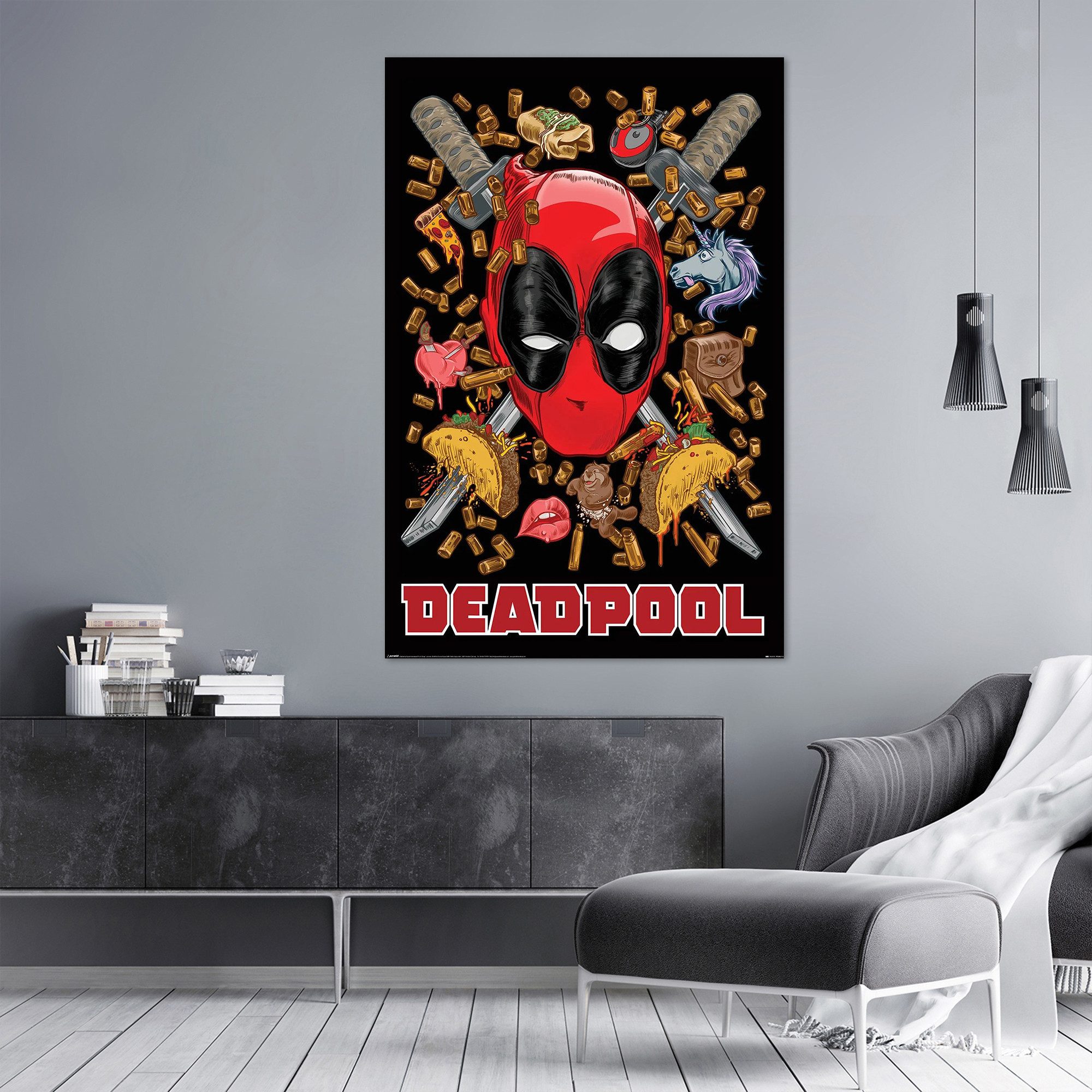 PYRAMID Poster Marvel Deadpool Poster Chimichanga 61 x 91,5 cm – Bild 4 von 5