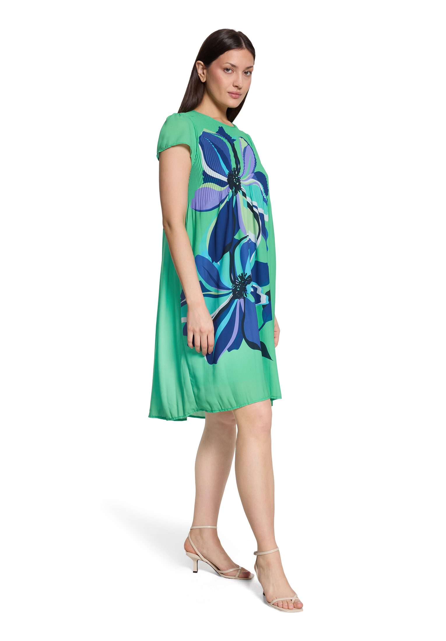 Betty Barclay Plisseekleid Damen kurzarm