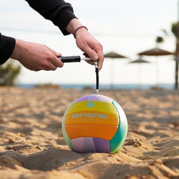 Beach Volleyball Apparel Handpumpe Kleine Aluminium-Ballpumpe für Fußball, alle Bälle, flexibler Schlauch