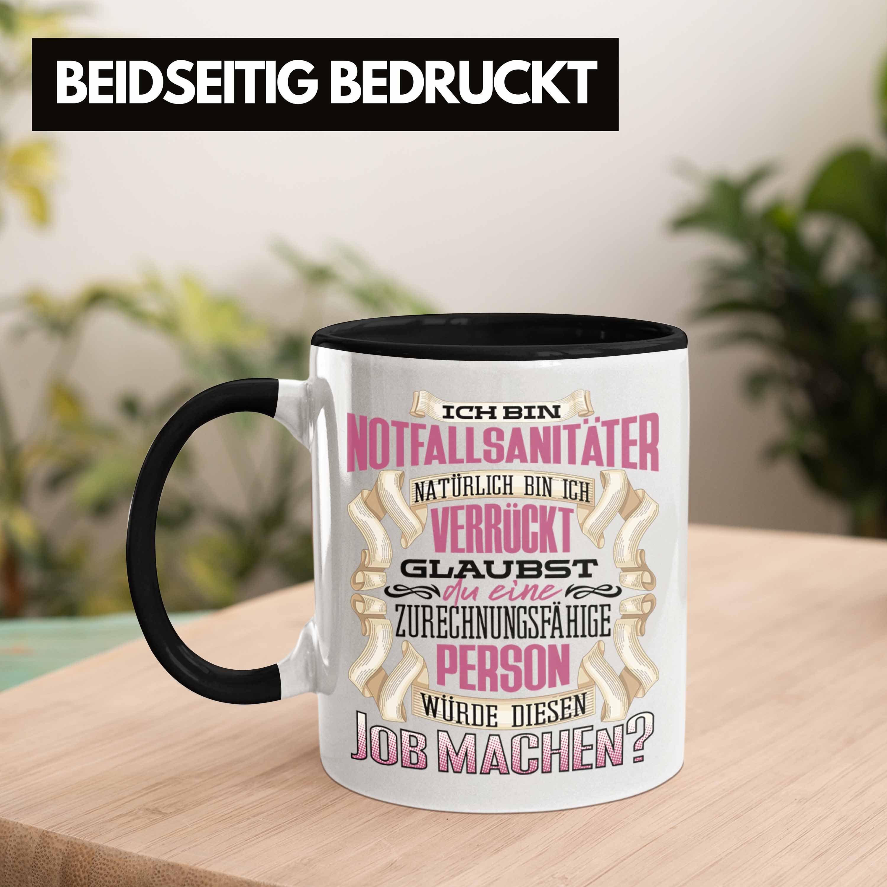 Tasse Notfallsanitäter Ich Lustig - Trendation Trendation Tasse Bin Geburtstag Schwarz Geschenk