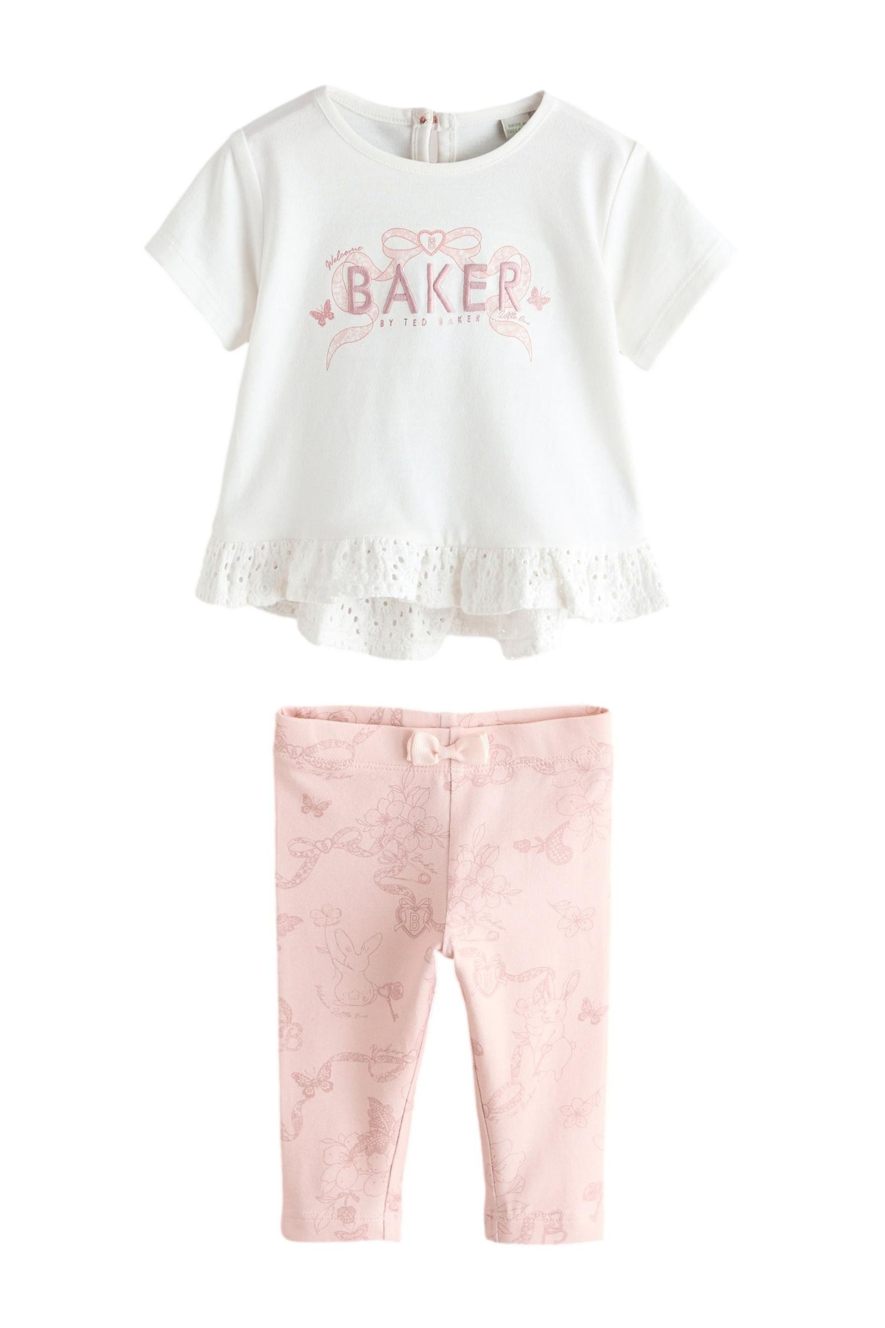 Shirt & Leggings Baker By Ted Baker T-Shirt und Leggings