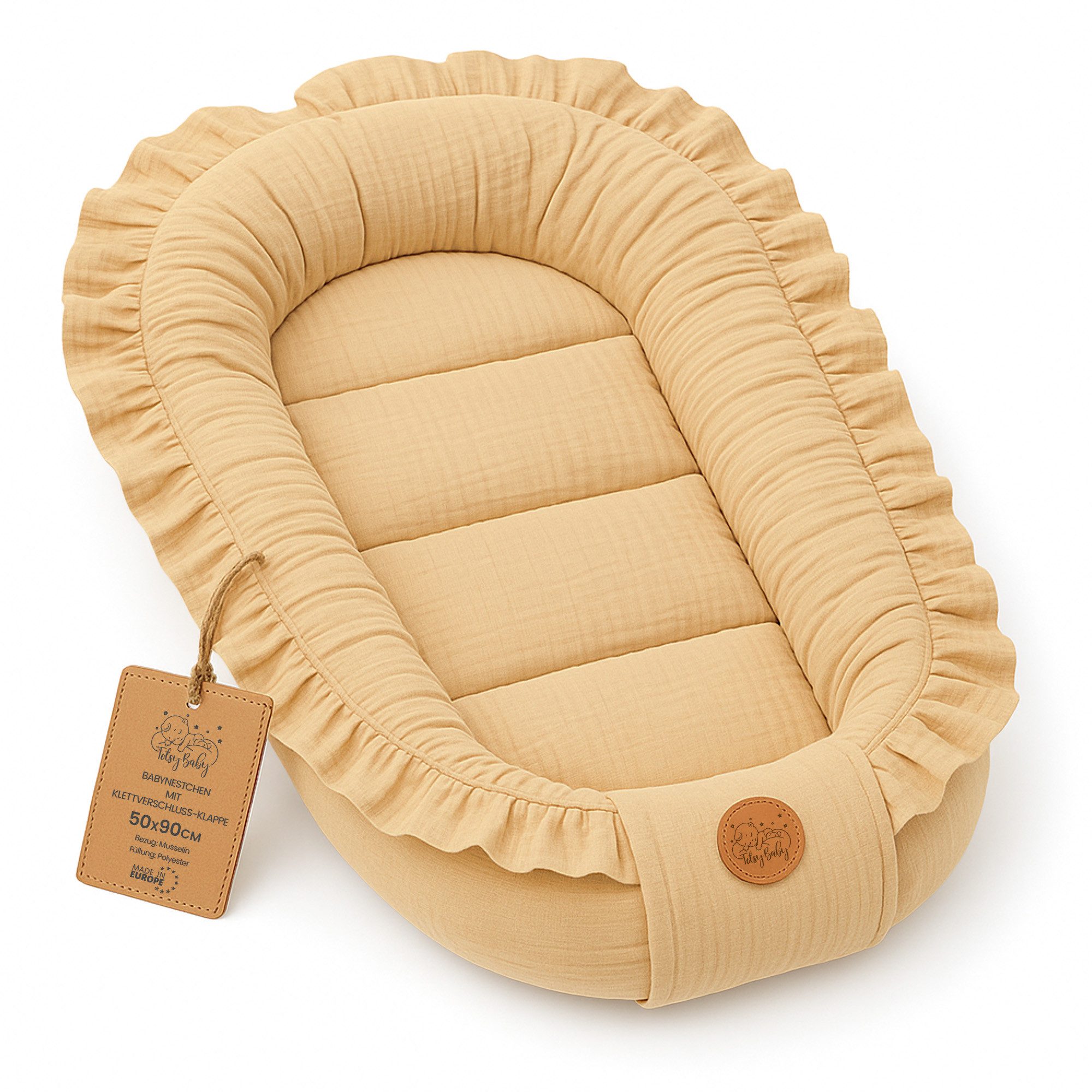 Totsy Baby Kuschelnest Musselin Babynest tragbares Baby nest Baumwolle