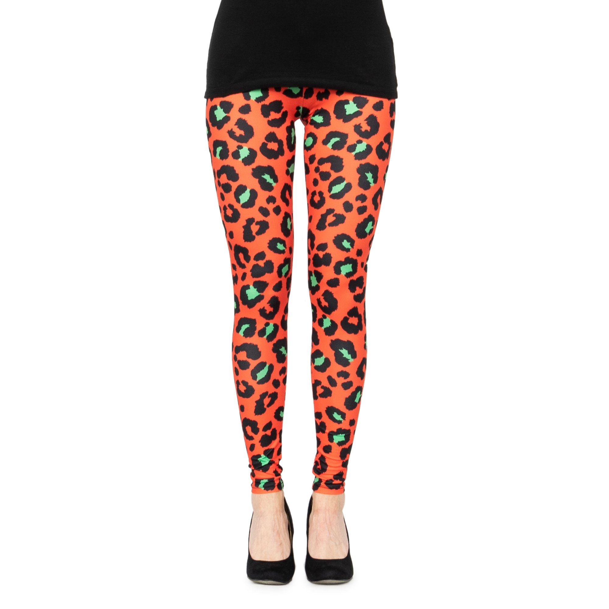 cosey Leggings Leo Line Leggings Tier (Einheitsgröße XS L) Leopard