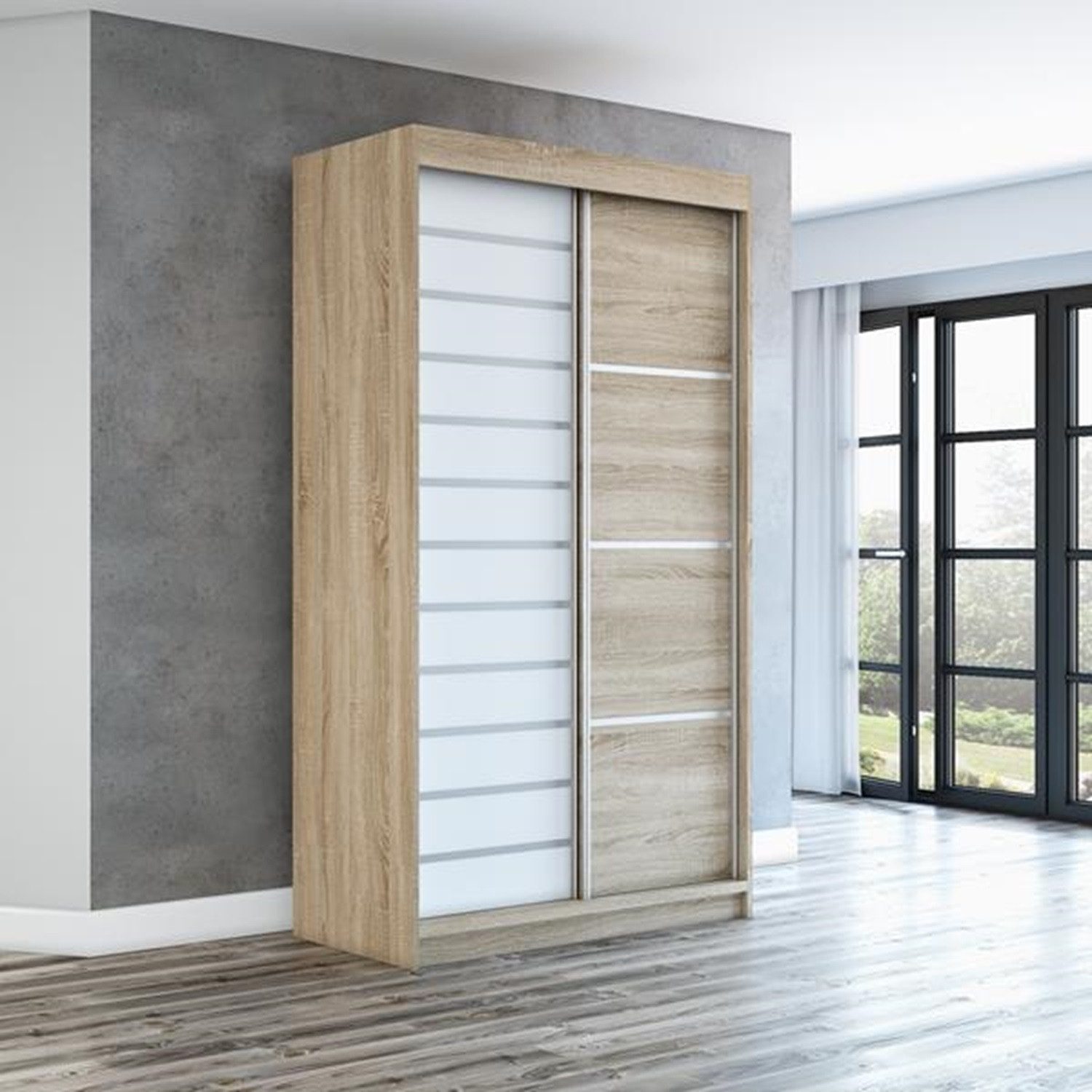 A&J MöbelLand GmbH Schiebetürenschrank COLIN (TOP ANGEBOT! Geräumiger Schra günstig online kaufen