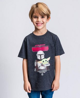 Star Wars T-Shirt THE MANDALORIAN Jungen Kurzarmshirt Gr. 104- 158 cm