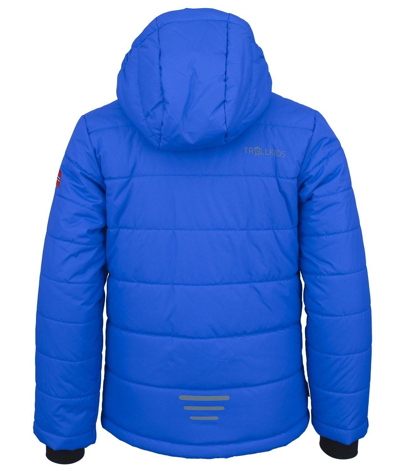 Wasserdicht Mittelblau/Rot TROLLKIDS Winterjacke Hemsedal