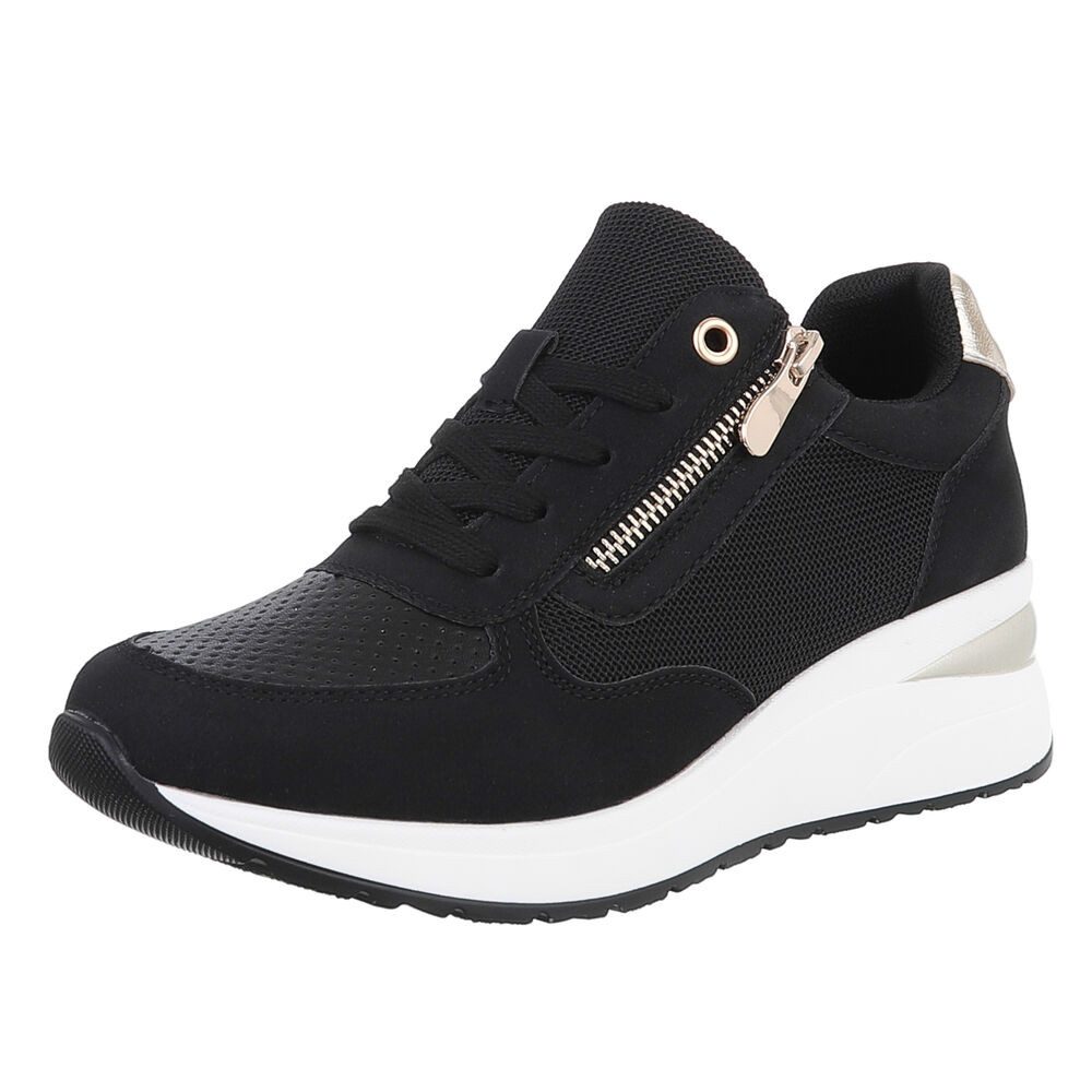 Ital-Design Damen Low-Top Freizeit Sneaker (88671822) Keilabsatz/Wedge Snea günstig online kaufen