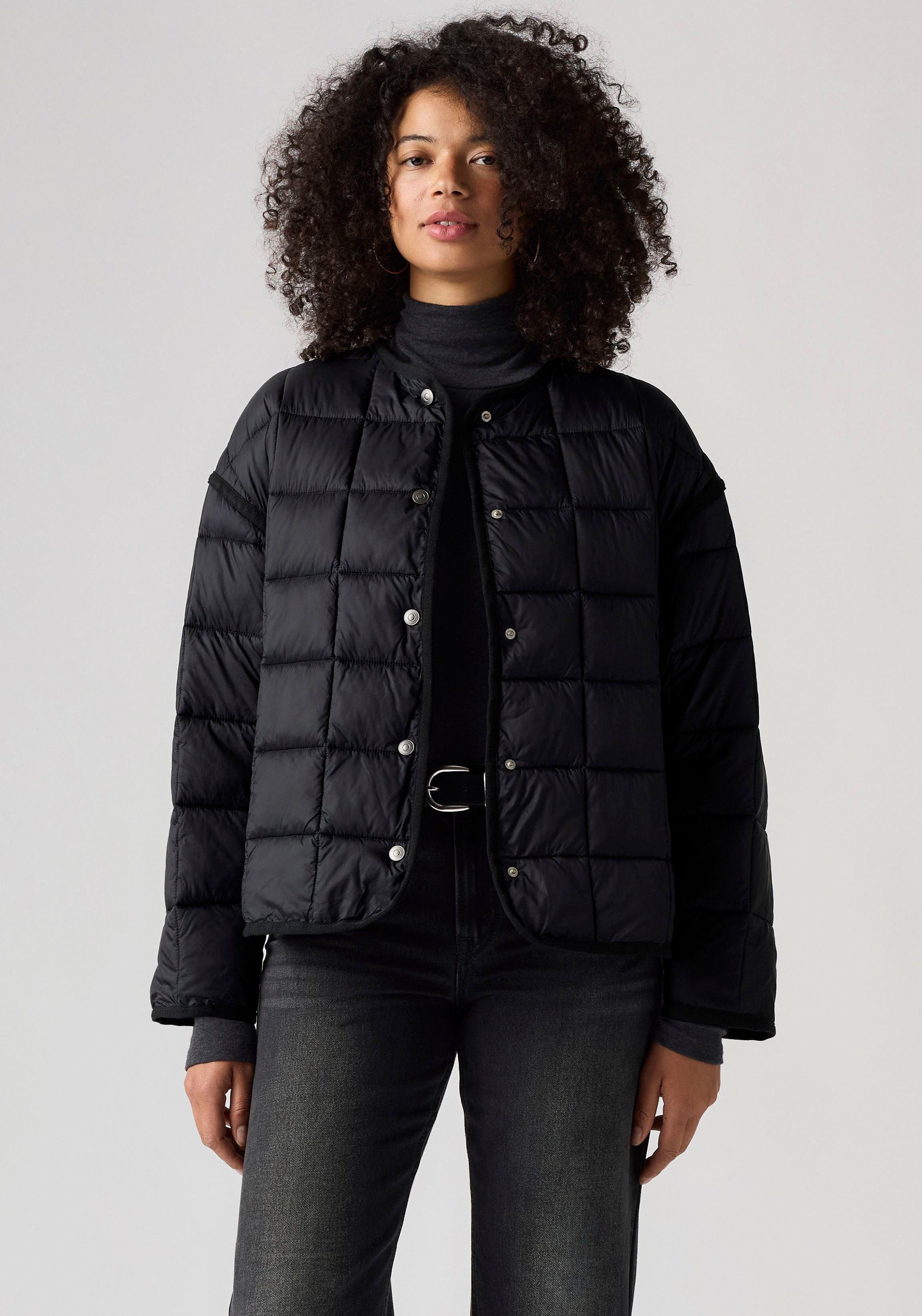 Levi's® Steppjacke Paspelierung an Abschlüssen und Ärmeleinsatz