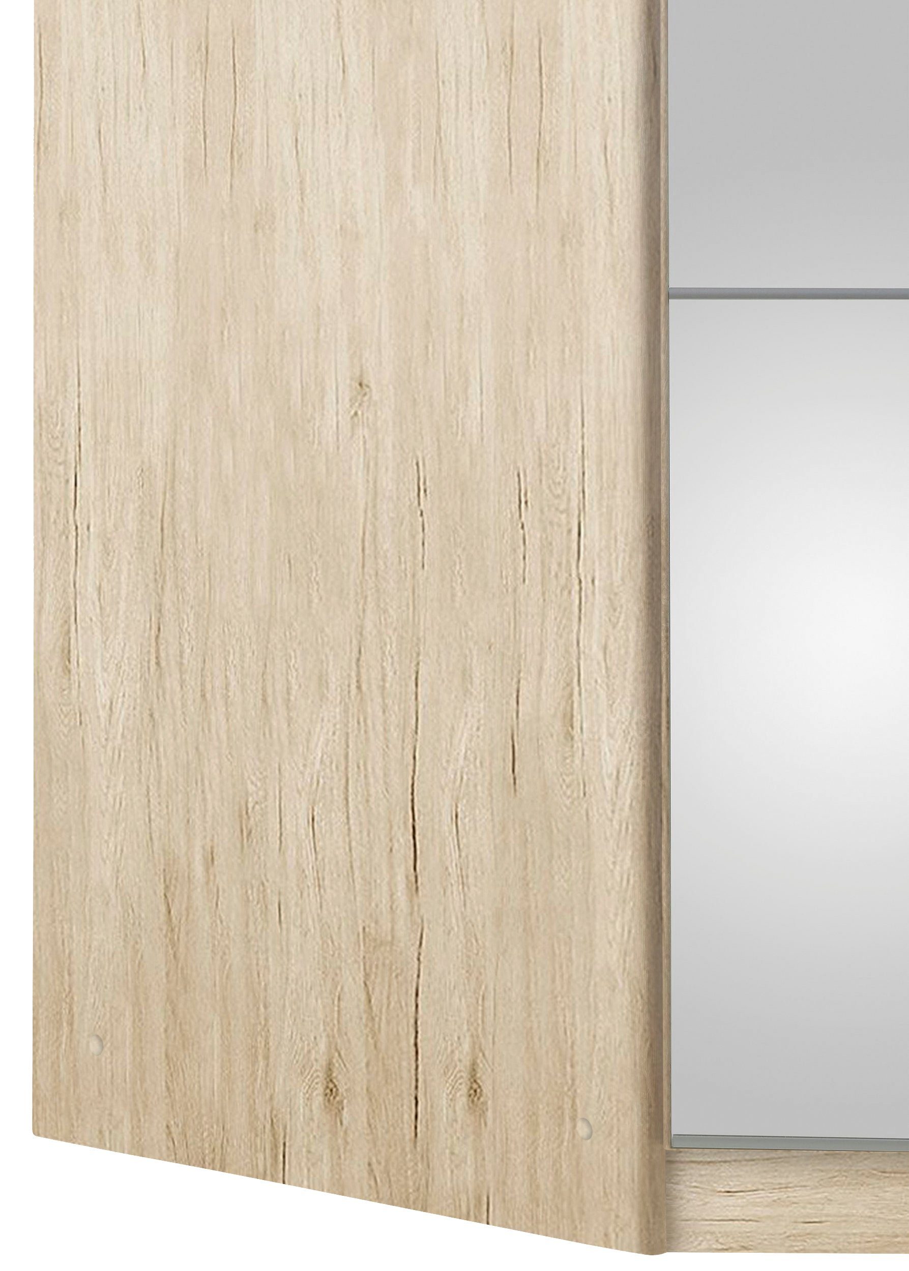 priess Eckkleiderschrank Malaga Schlafzimmerschrank Ecklösung erweiterbar in drei Farben Kleiderschrank Schrank Garderobe Stauraumwunder mit Spiegel – Bild 5 von 5