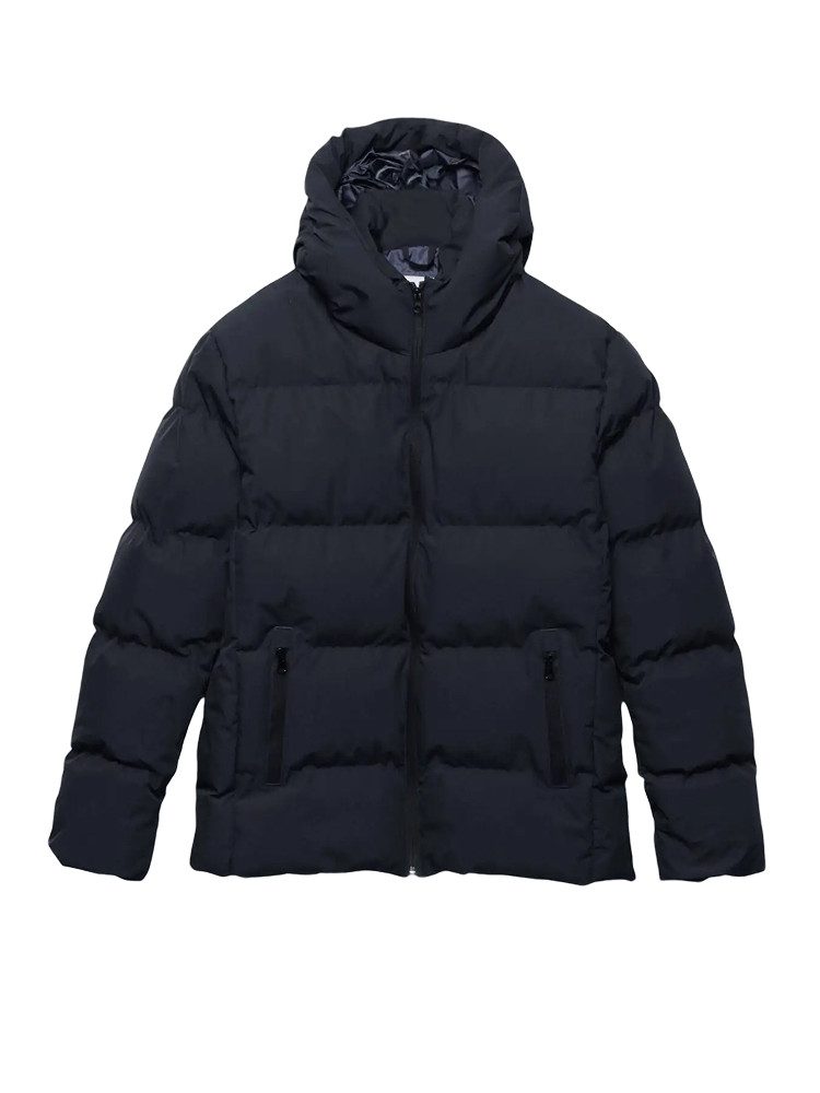 KİP Jeansjacke Marineblauer Regular Fit Kapuzenmantel