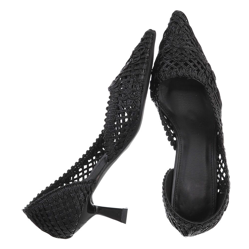 Ital-Design Elegante Pumps mit geflochtenem Design für Damen Pumps (8954238 günstig online kaufen