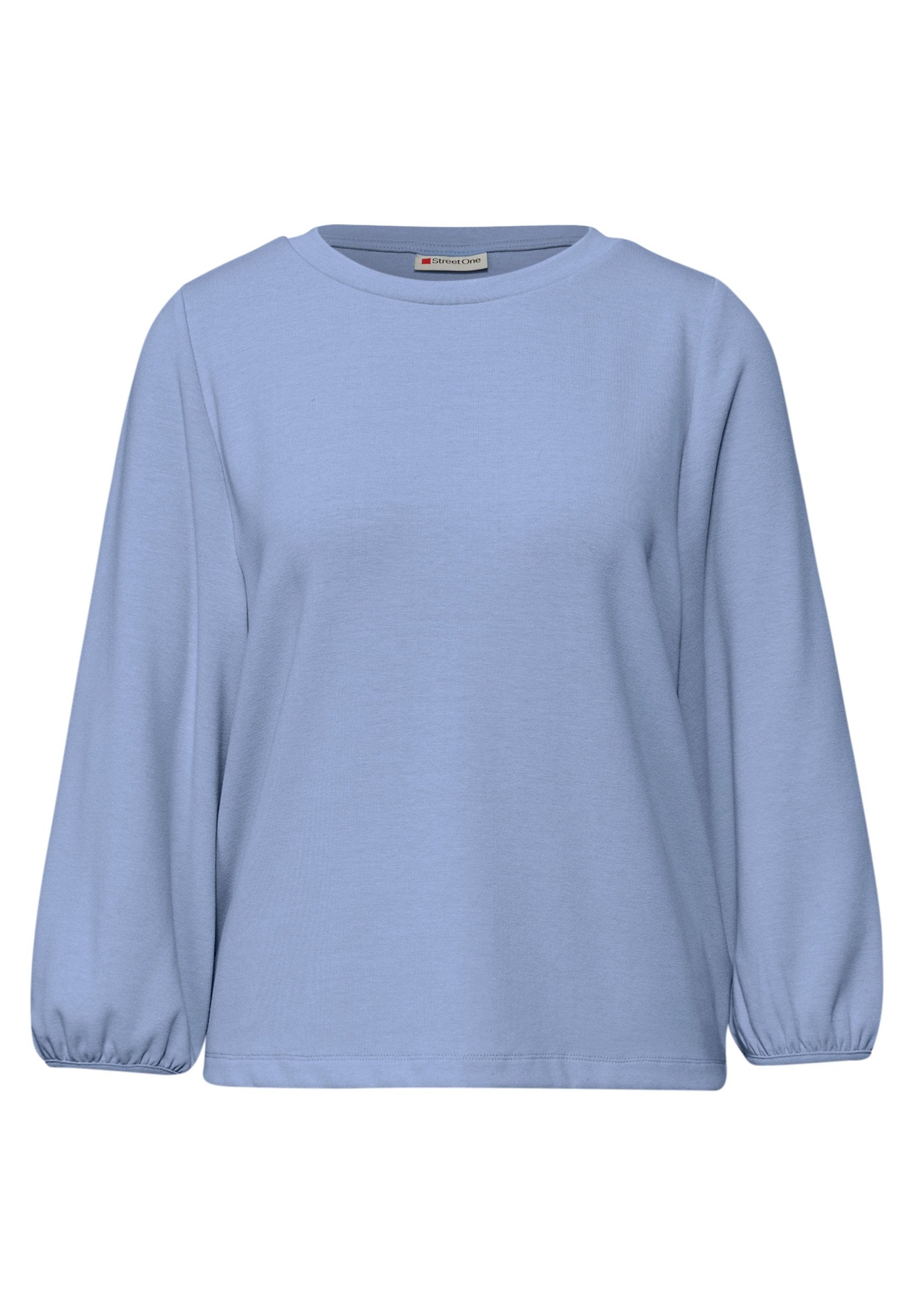 STREET ONE Langarmshirt LTD QR uni jacquard shirt günstig online kaufen