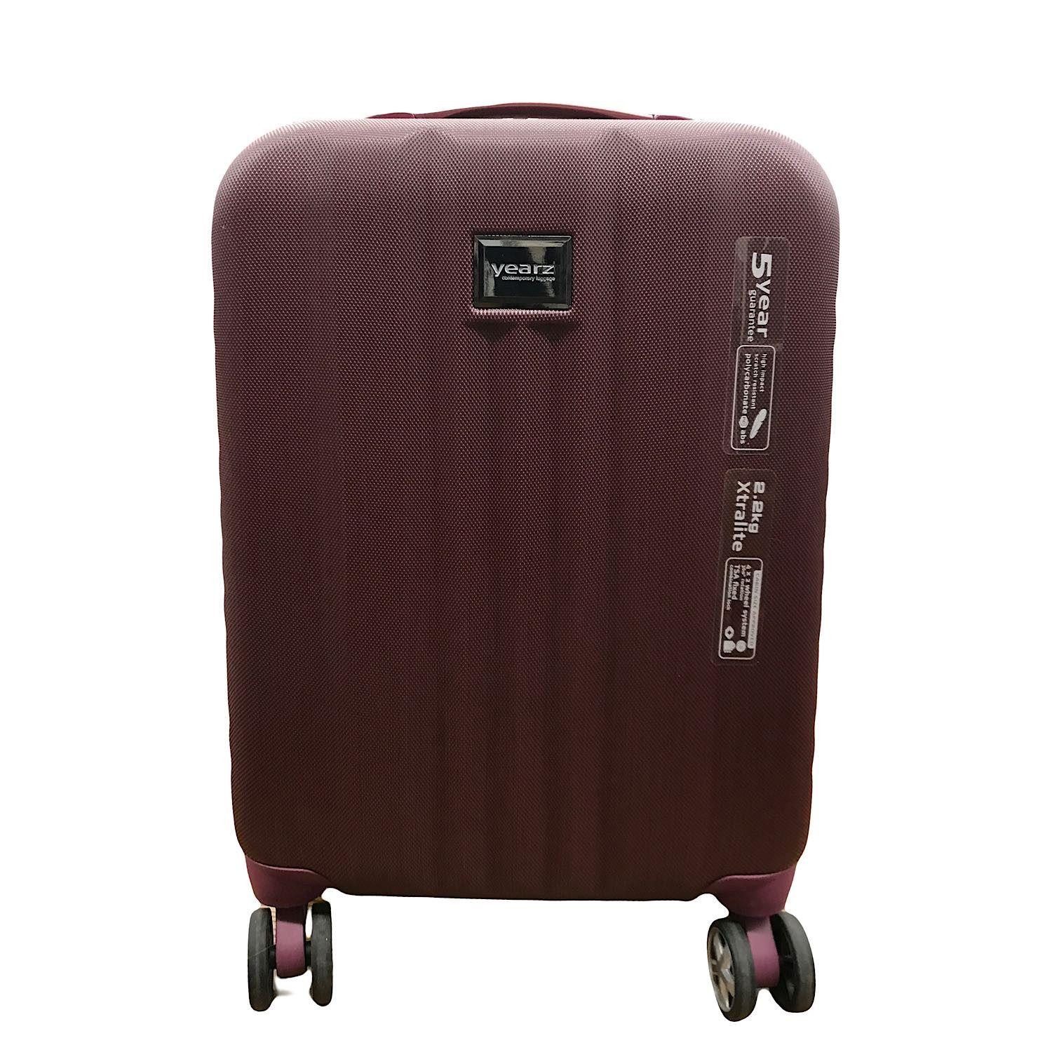 march Handgepäckkoffer March Trolley Fly S burgundi Yearz brushed