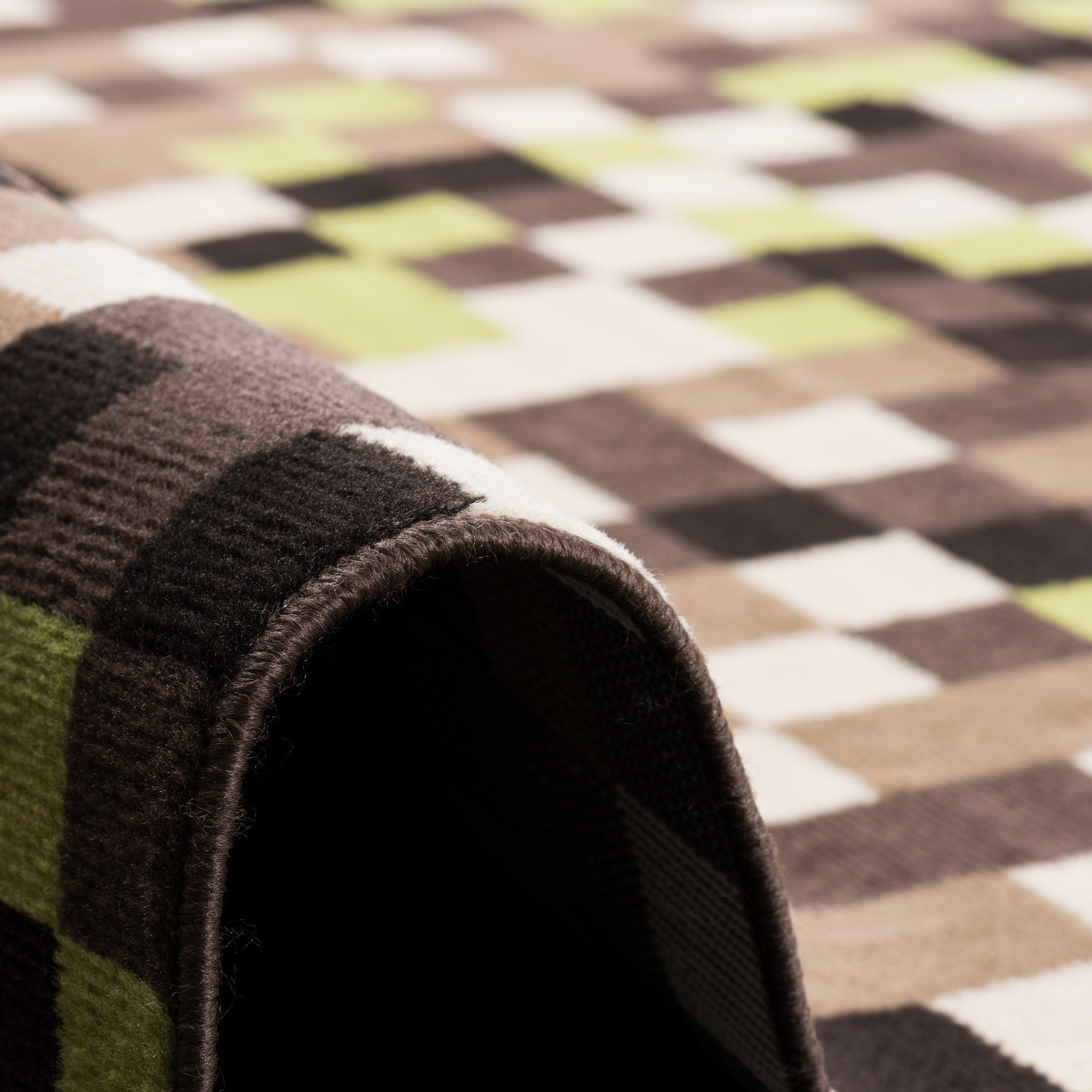 Pergamon Designteppich Teppich Modern Trendline Pixel, Rechteckig, Höhe: 8 mm