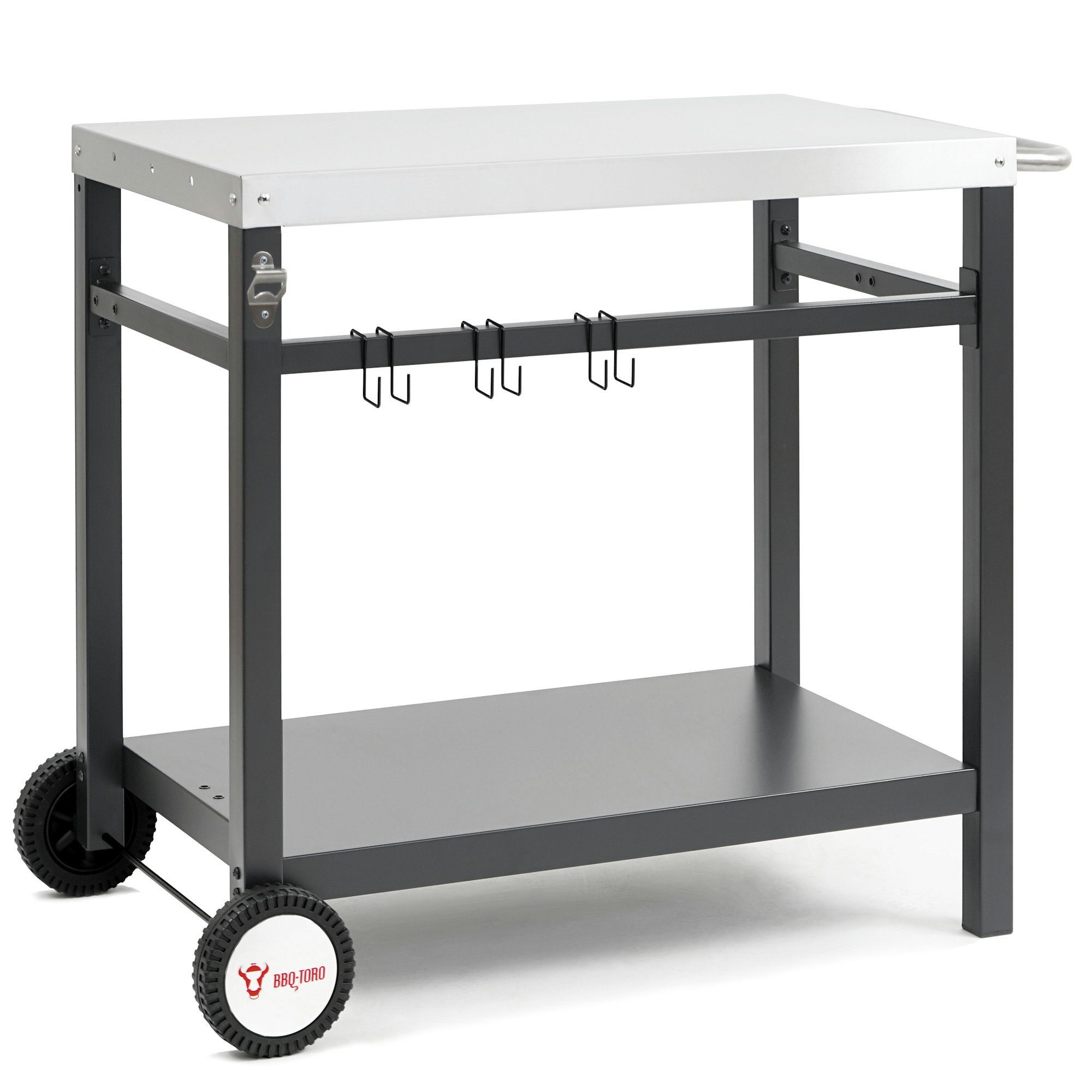 BBQ-Toro Grillablagetisch Grillwagen 85x50x81 cm, Beistelltisch günstig online kaufen