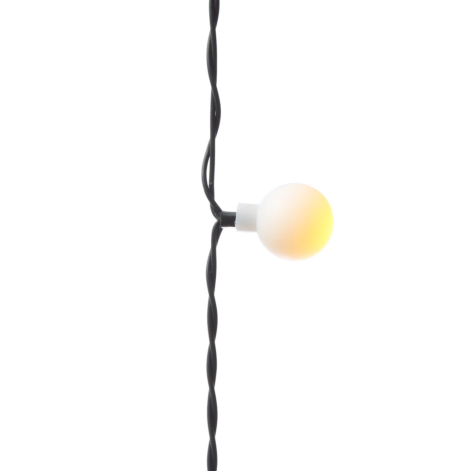 MARELIDA LED-Lichterkette Solar Lichterkette Berry Cherry 30 weiße Kugeln Bälle 8Modi 4,5m Außen, 30-flammig – Bild 3 von 5