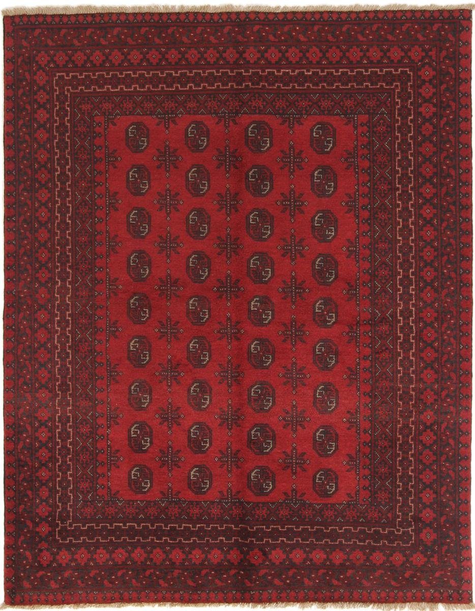 Akhche 6 mm Orientteppich, Handgeknüpfter Nain Afghan Trading, Orientteppich 151x192 Höhe: rechteckig,