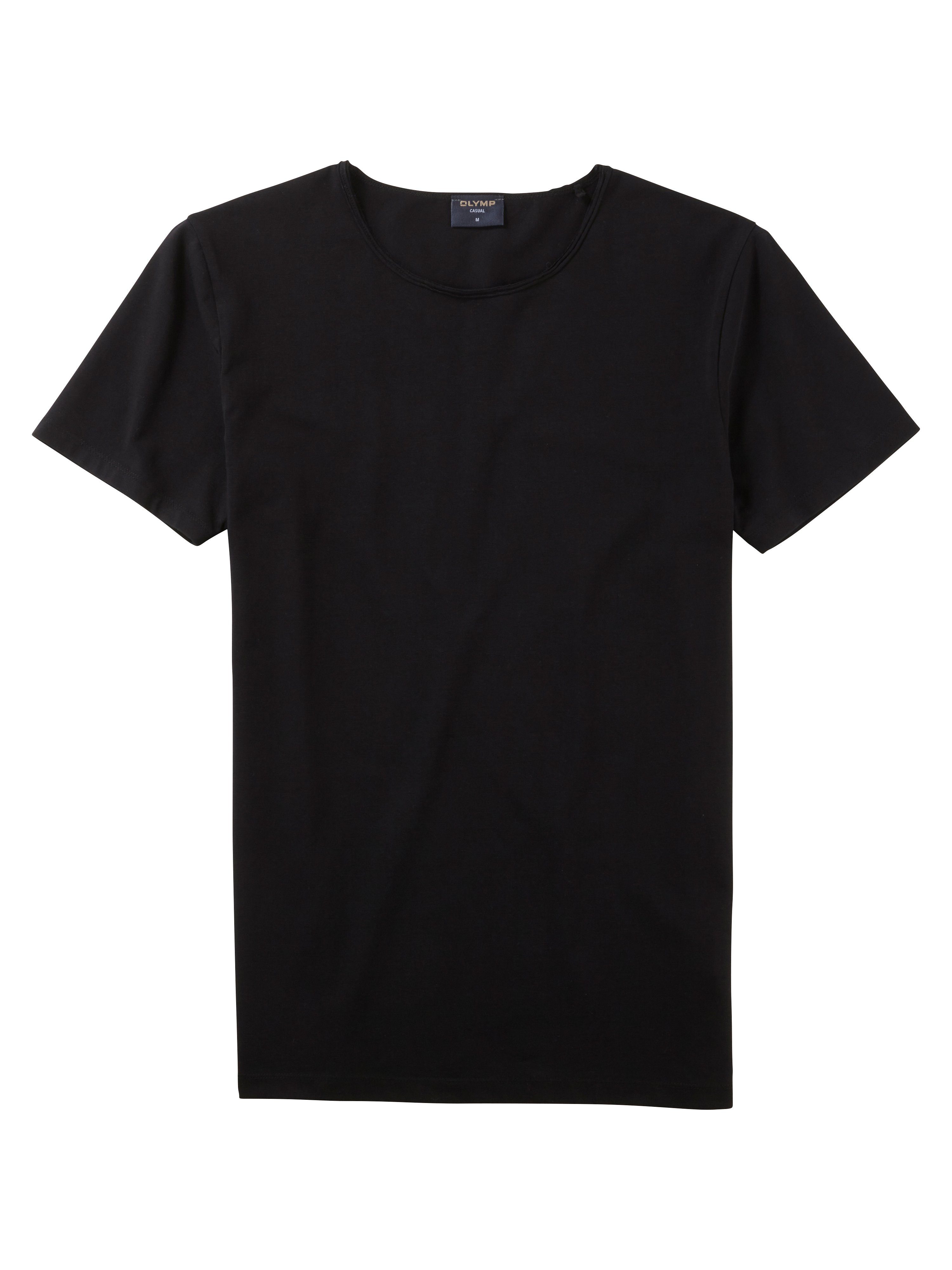 OLYMP T-Shirt Casual schwarz