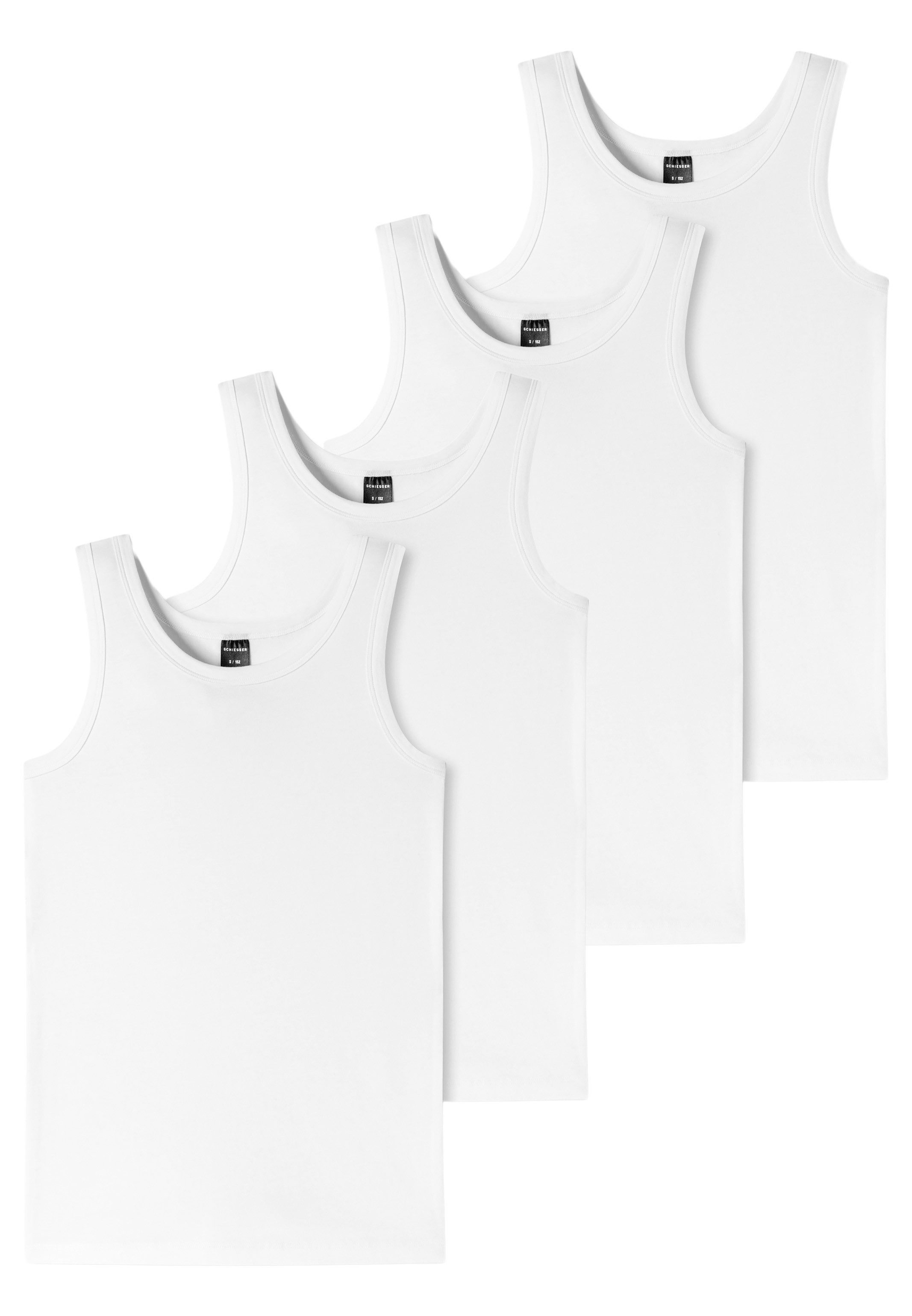 Unterhemd 4er Pack Teens Boys 95/5 Organic Cotton