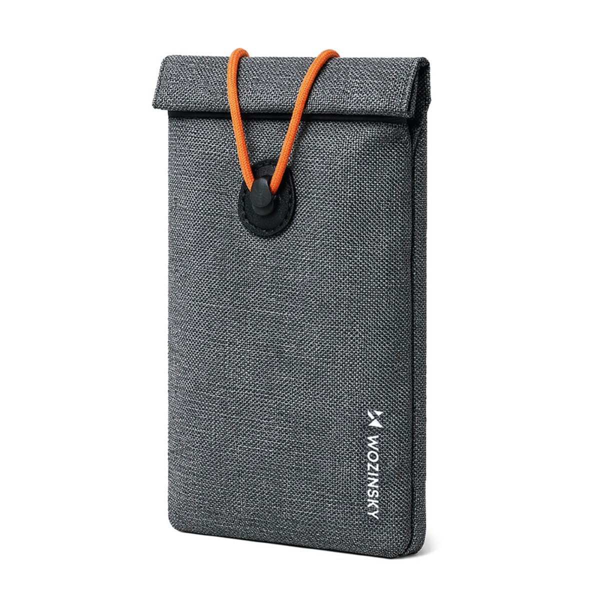 Wozinsky Smartphone-Hülle WPB-R12, RFID-Abschirmung, Universalgröße, Klappe und Kordelzug