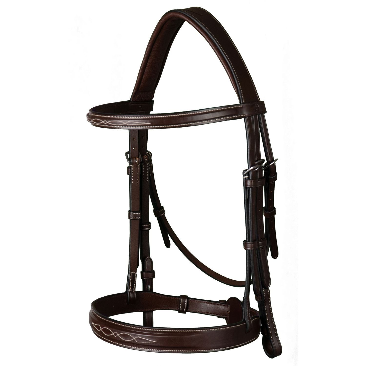 Dyon Trensengebiss Dyon Hunter Collection Trense mit breitem Nasenriemen