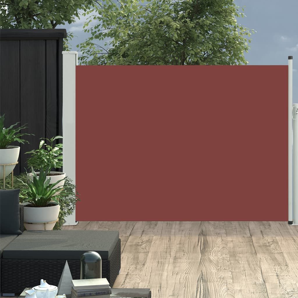 vidaXL Seitenmarkise 100 x 500 cm Sichtschutz Windschutz Sonnenschutz ausziehbare Seitenmar