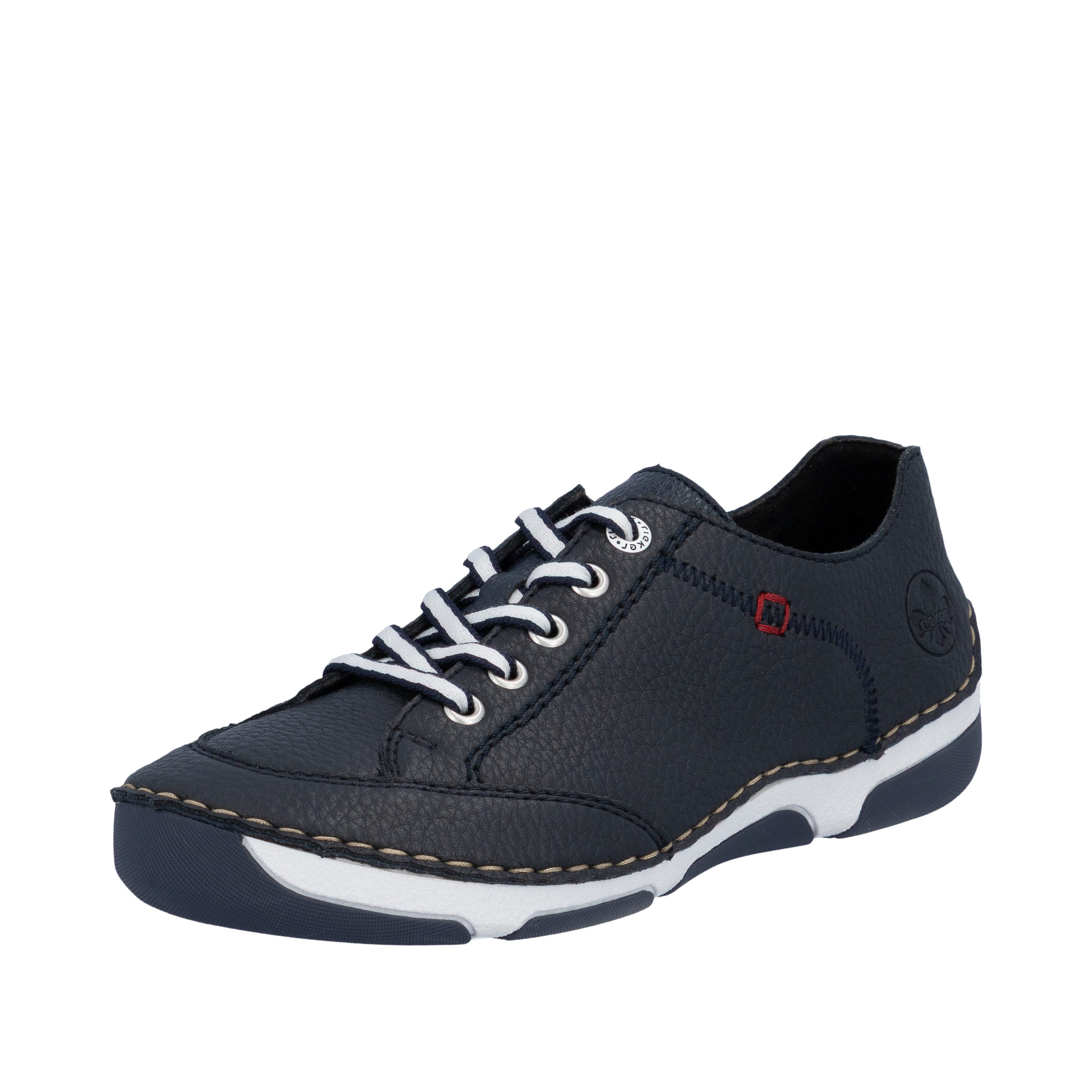 Rieker Sneaker Halbschuh, Freizeitschuh, Schnürschuh mit Rahmennaht