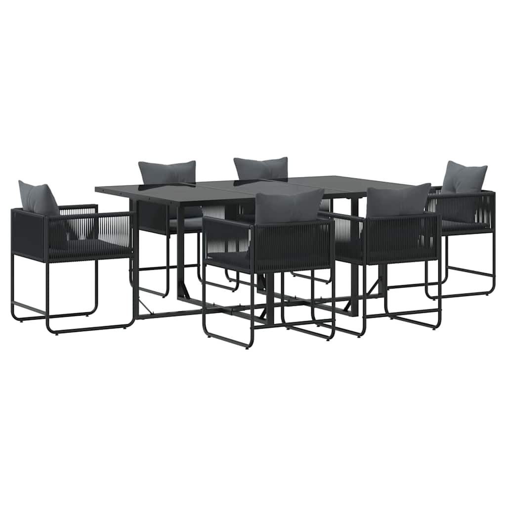 vidaXL Gartenlounge-Set Garten Essgruppe 7 pcs günstig online kaufen