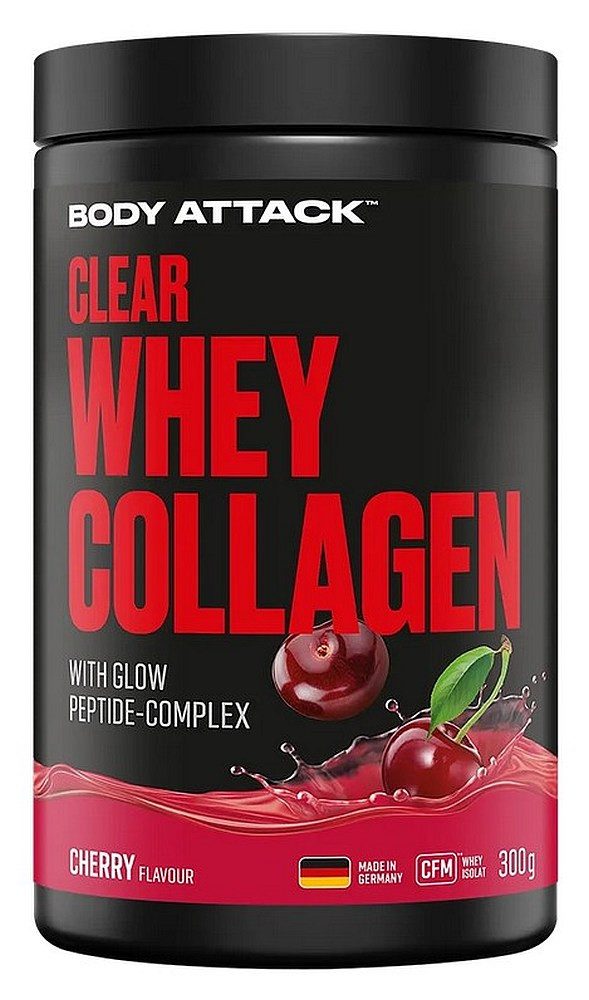 Body Attack Body Attack Clear Whey Collagen – 300 g-Dose Pulver