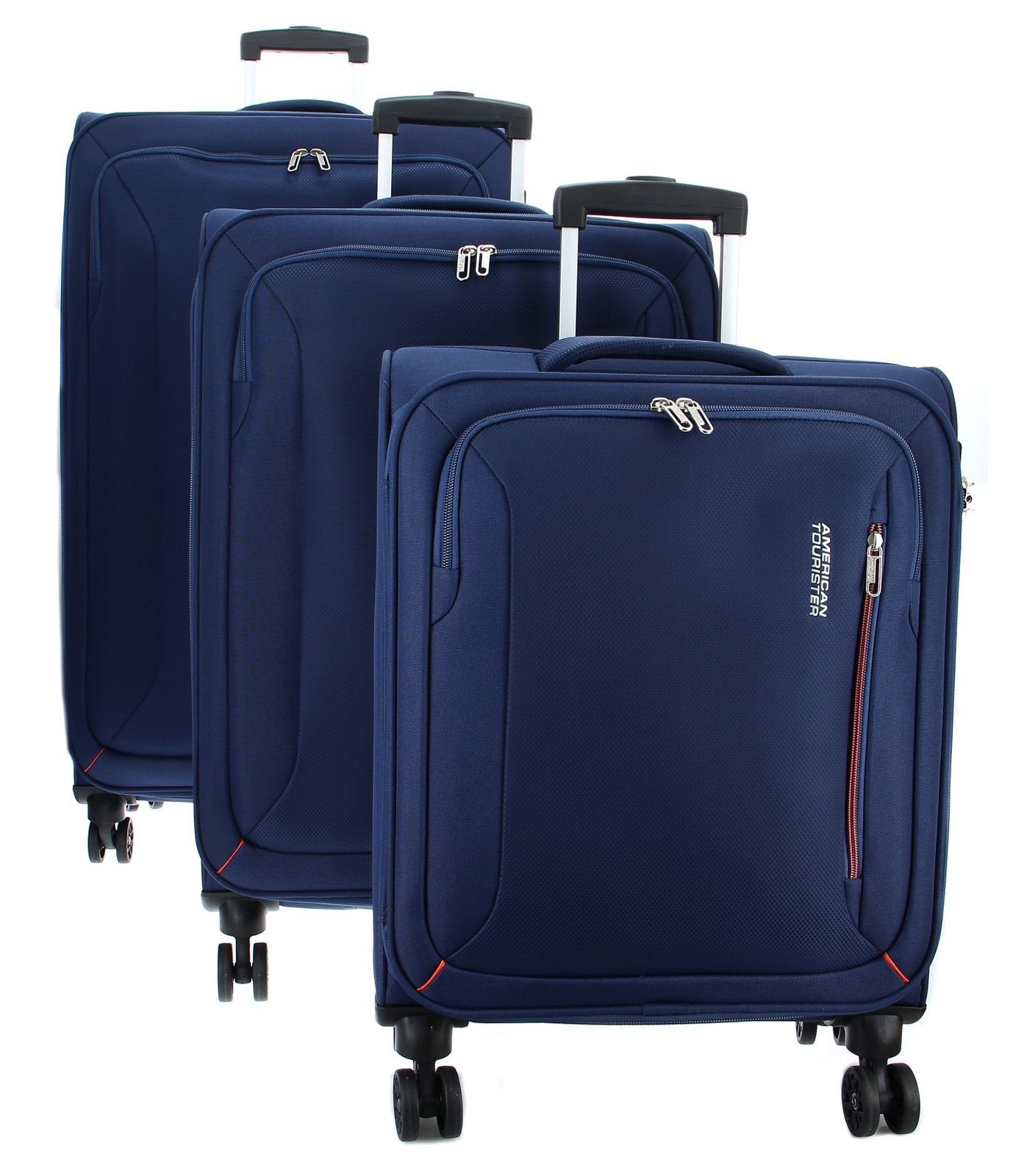 Navy Trolleyset Combat 4 tlg) (Set, Hyperspeed, American Rollen, 3 Tourister®