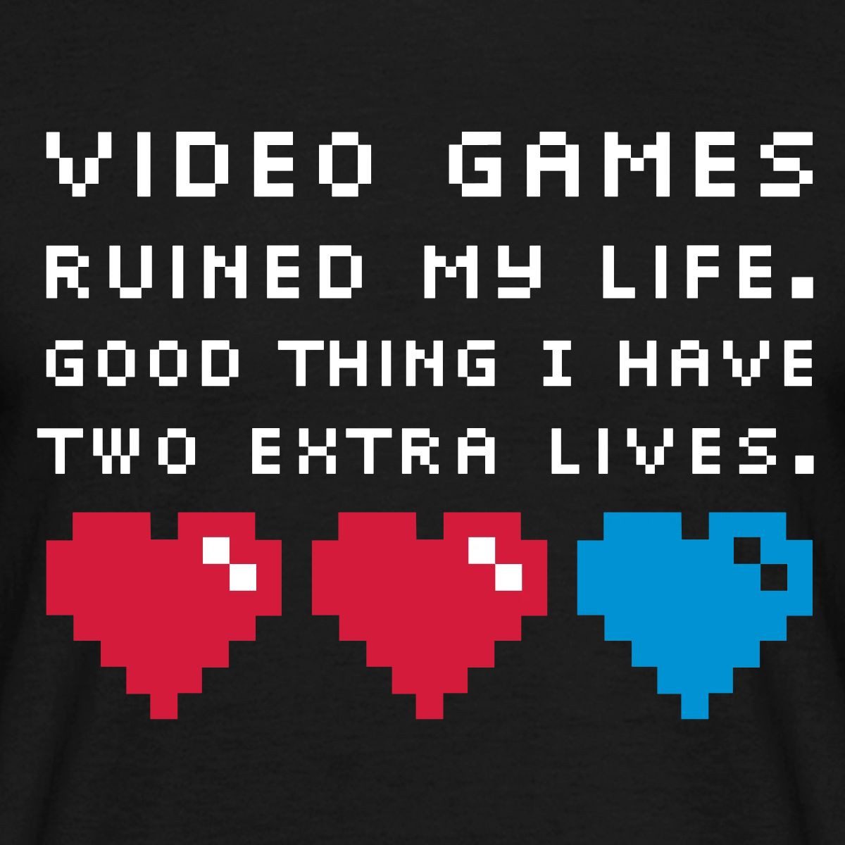 Spreadshirt T-Shirt Video Games ruined My Life Männer T-Shirt (1-tlg)