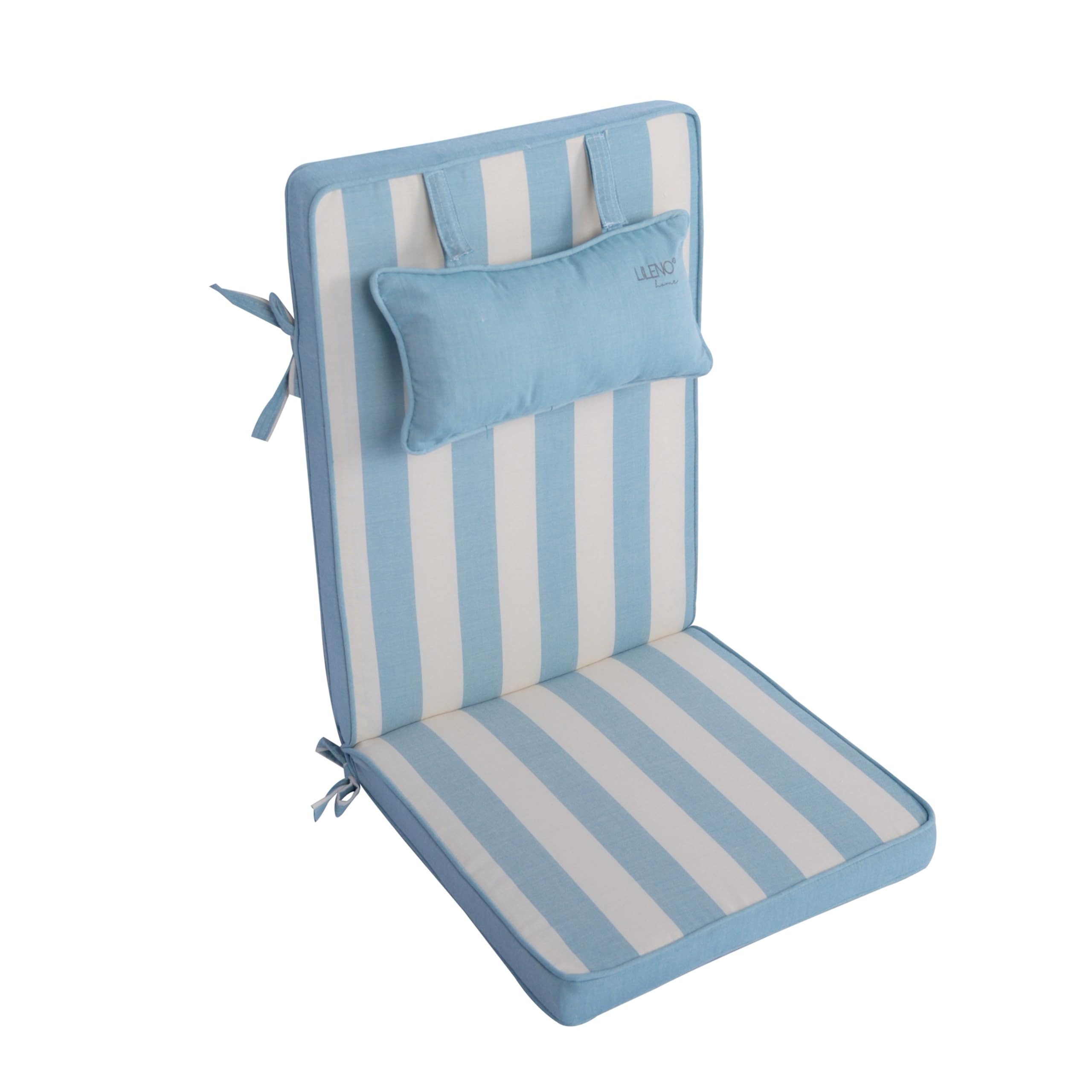 LILENO HOME Hochlehnerauflage mit Kopfkissen, bequeme günstig online kaufen