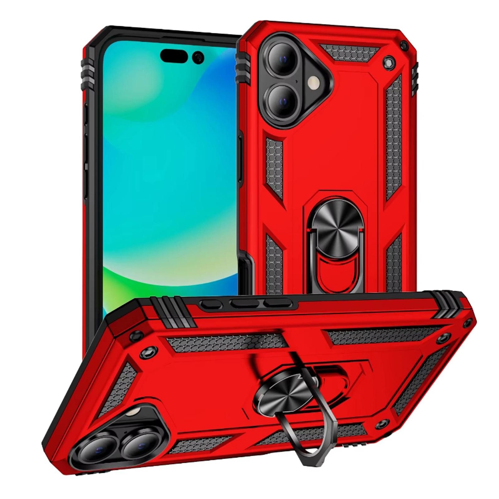 Numerva Handyhülle Schutz Hülle Outdoor Case für Apple iPhone 17 Pro Max, Panzer Hülle Bumper Case Cover
