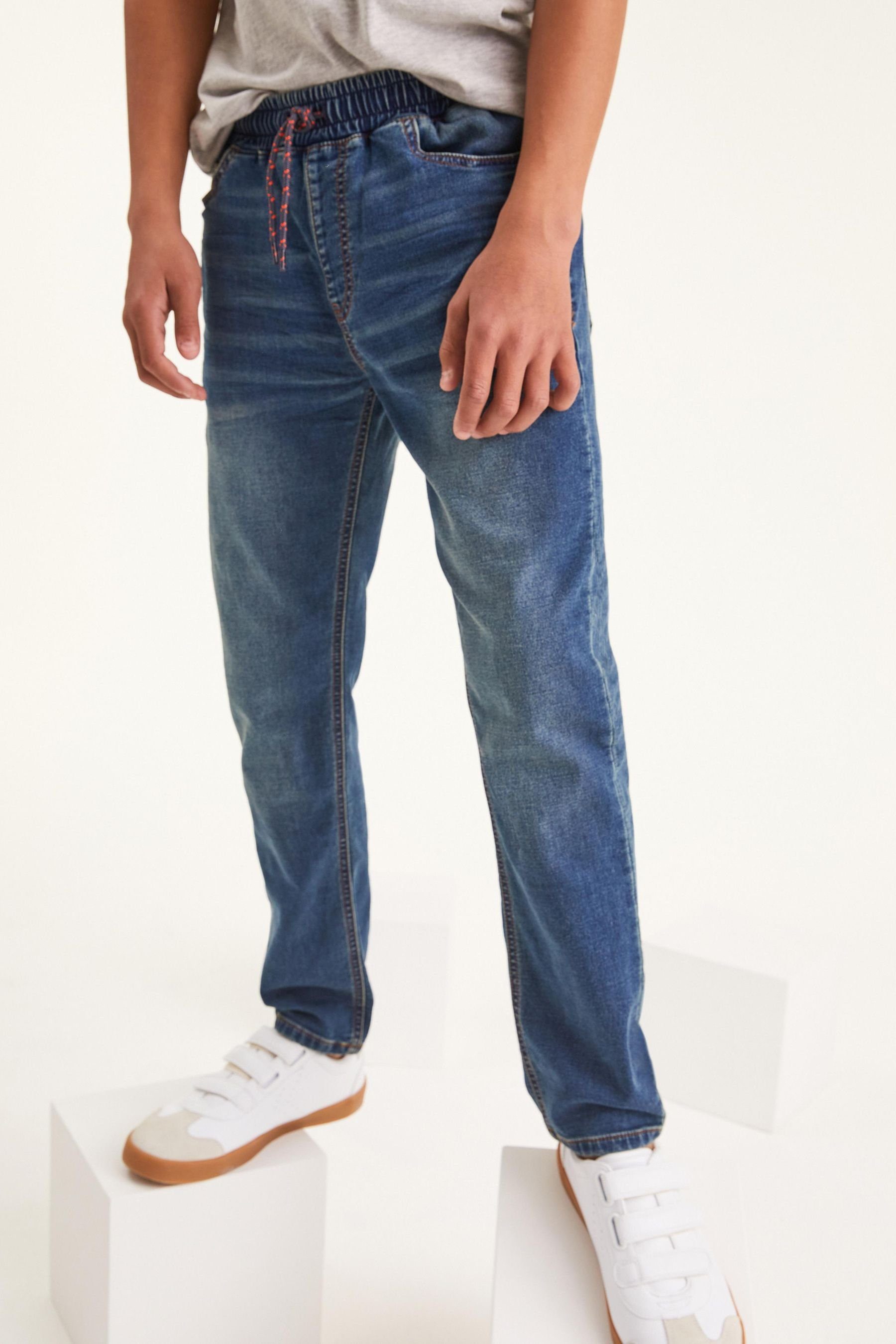 Jersey-Jeans Blue Vintage Regular-fit-Jeans Next (1-tlg)