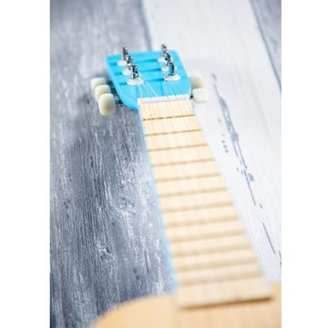 New Classic Toys® Kindergitarre Gitarre NATUR/BLAU Kindergitarre