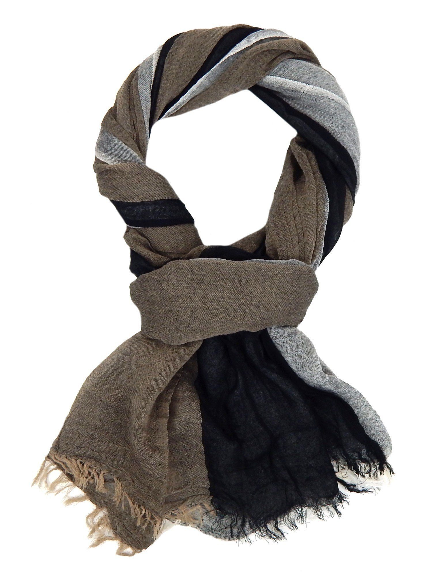 Ella Jonte Modeschal, leichter eleganter Herrenschal Baumwolle günstig online kaufen