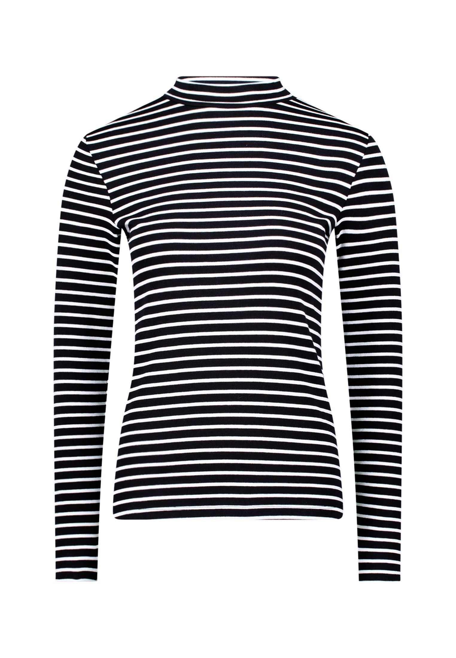 Kurzarmshirt Damen mit Stehkragen