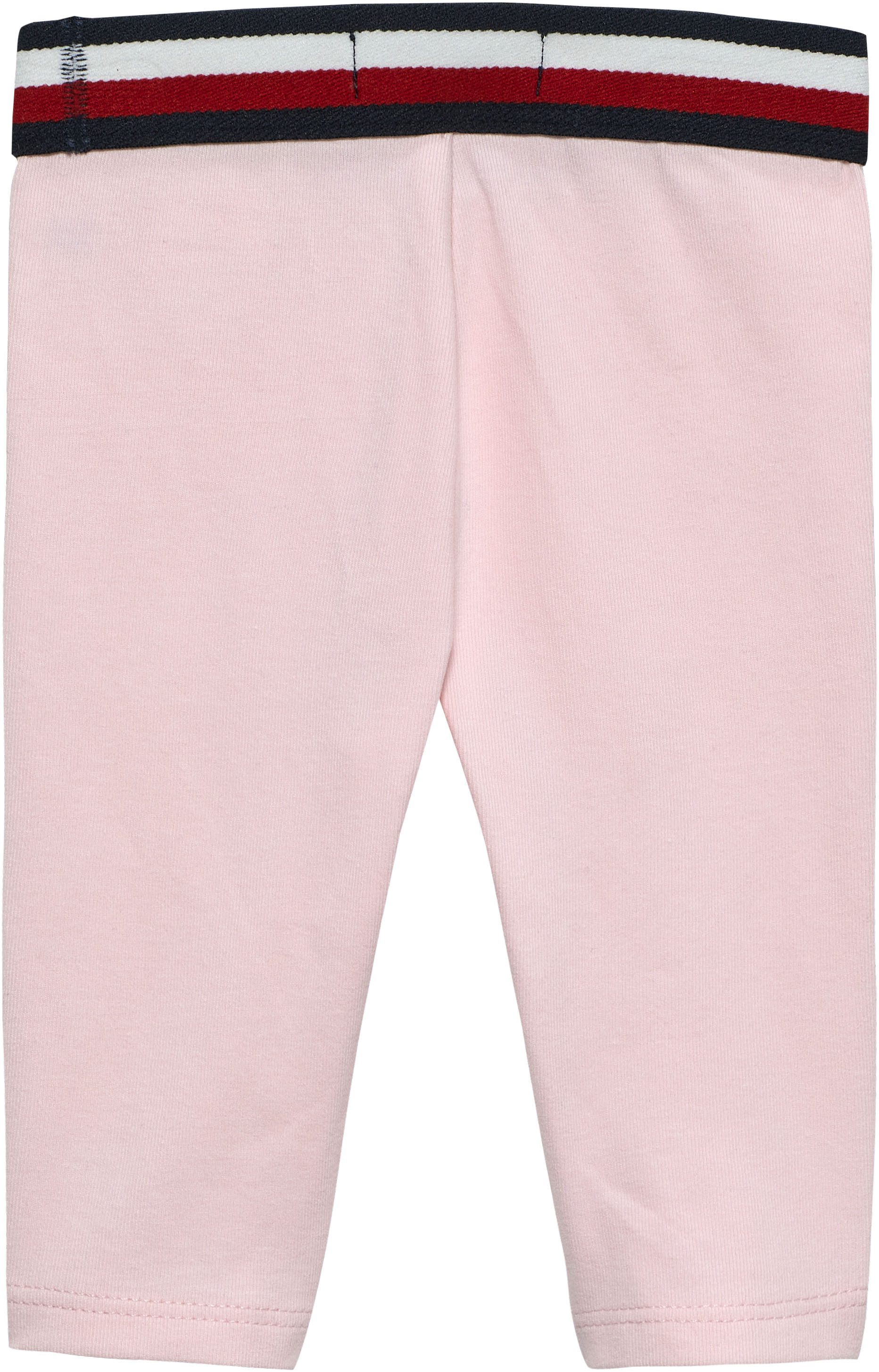 Tommy Hilfiger Leggings GLOBAL STRIPE WB LEGGINGS Regular fit mit elastischem Bund für Babys